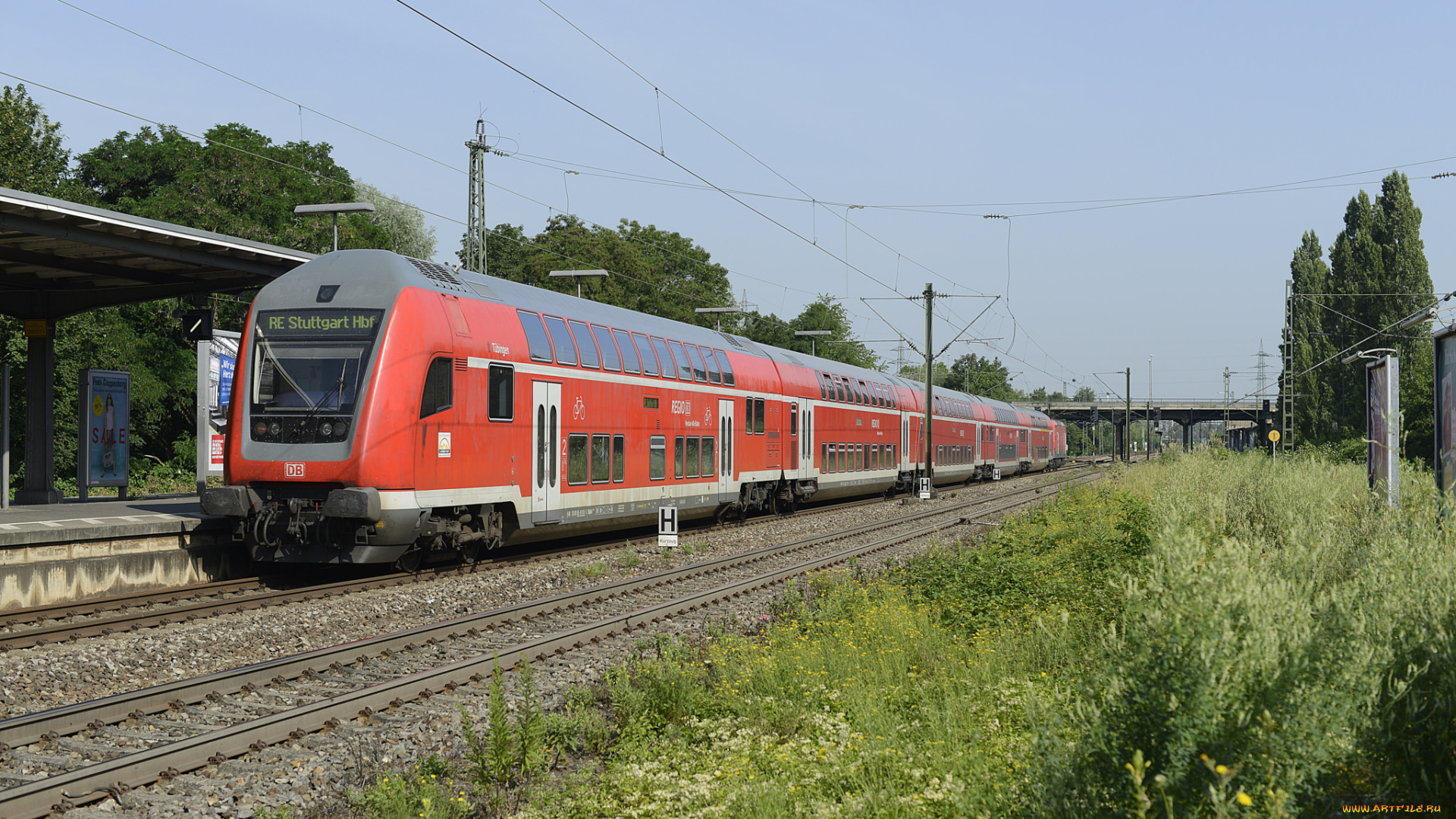 техника, поезда, рельсы, дорога, железная, локомотив, состав