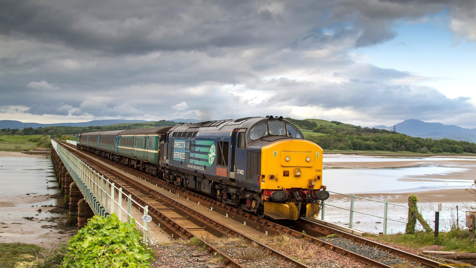 техника, поезда, состав, дорога, рельсы, локомотив, железная