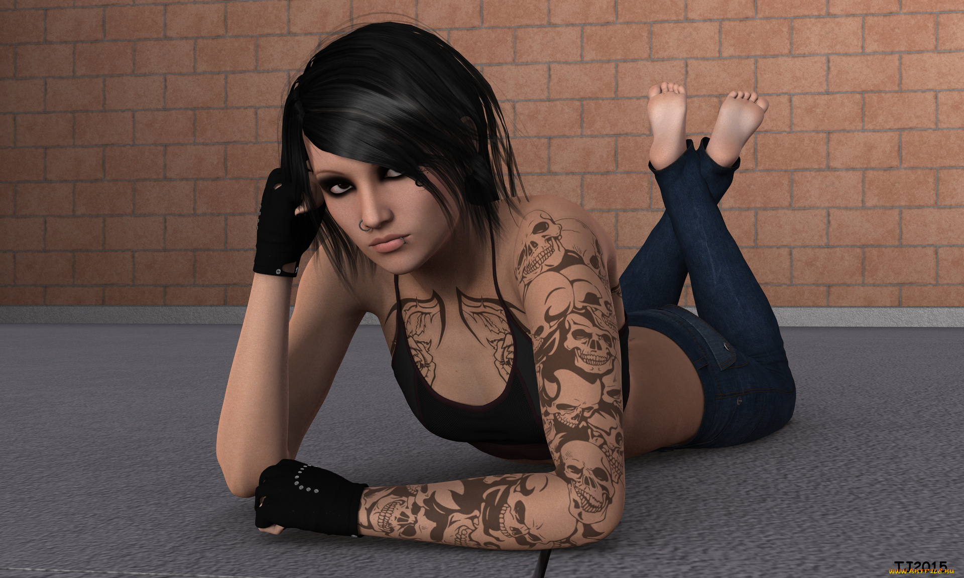 3д, графика, люди, , people, фон, взгляд, девушка