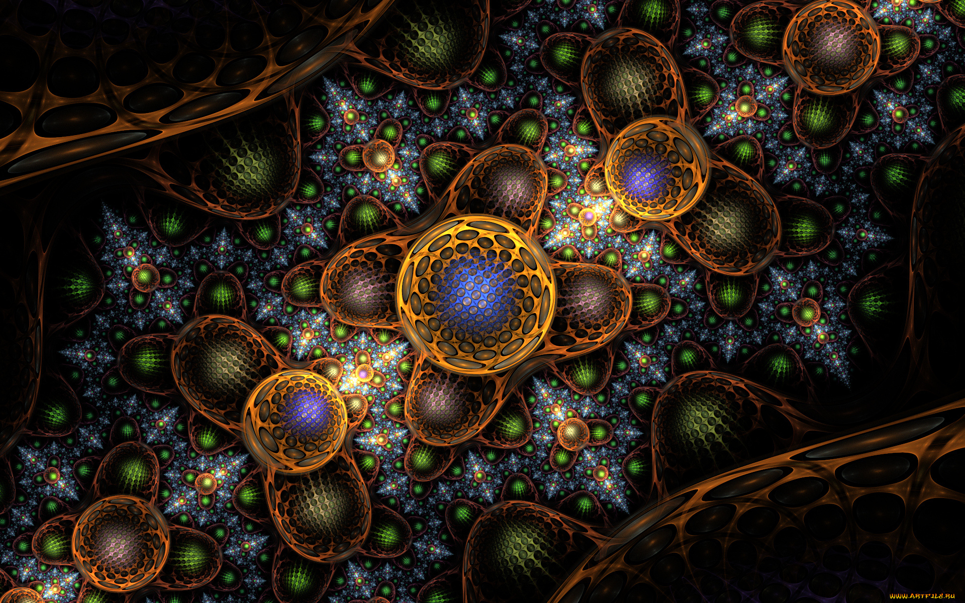 3д, графика, фракталы, , fractal, цвета, фон, узор