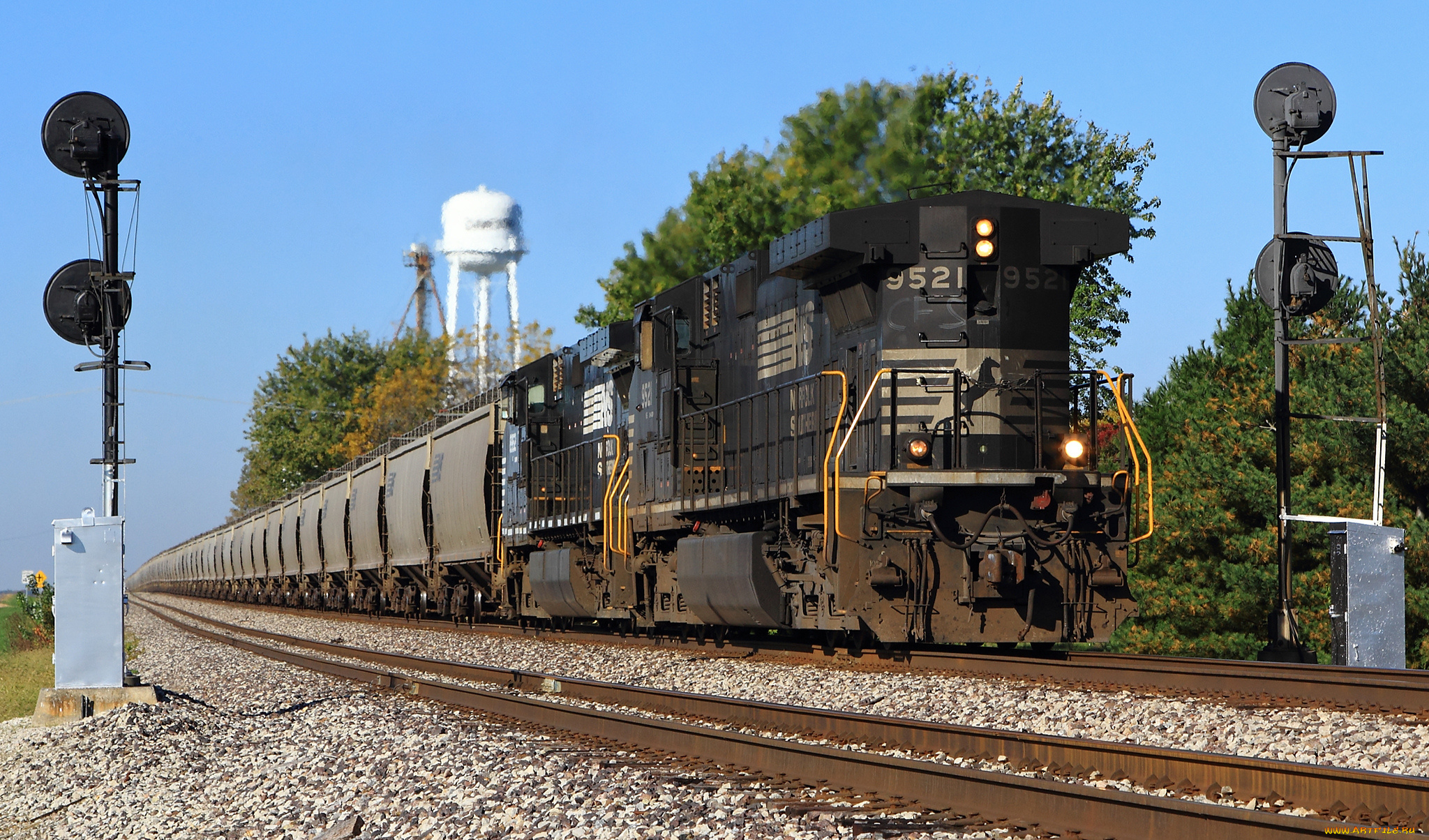 техника, поезда, состав, локомотив, рельсы, железная, дорога