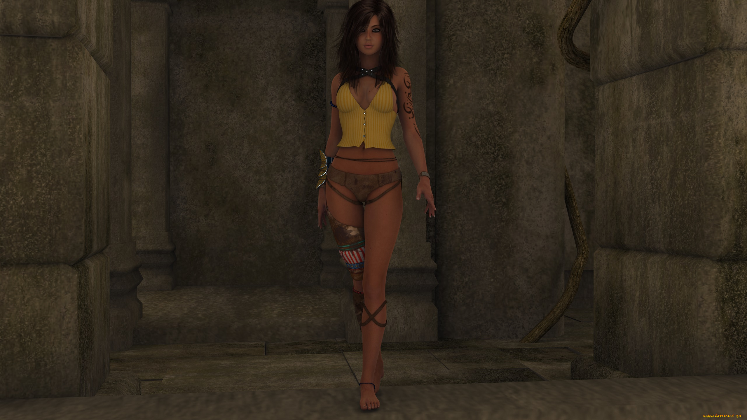 3д, графика, люди, , people, девушка, фон, взгляд