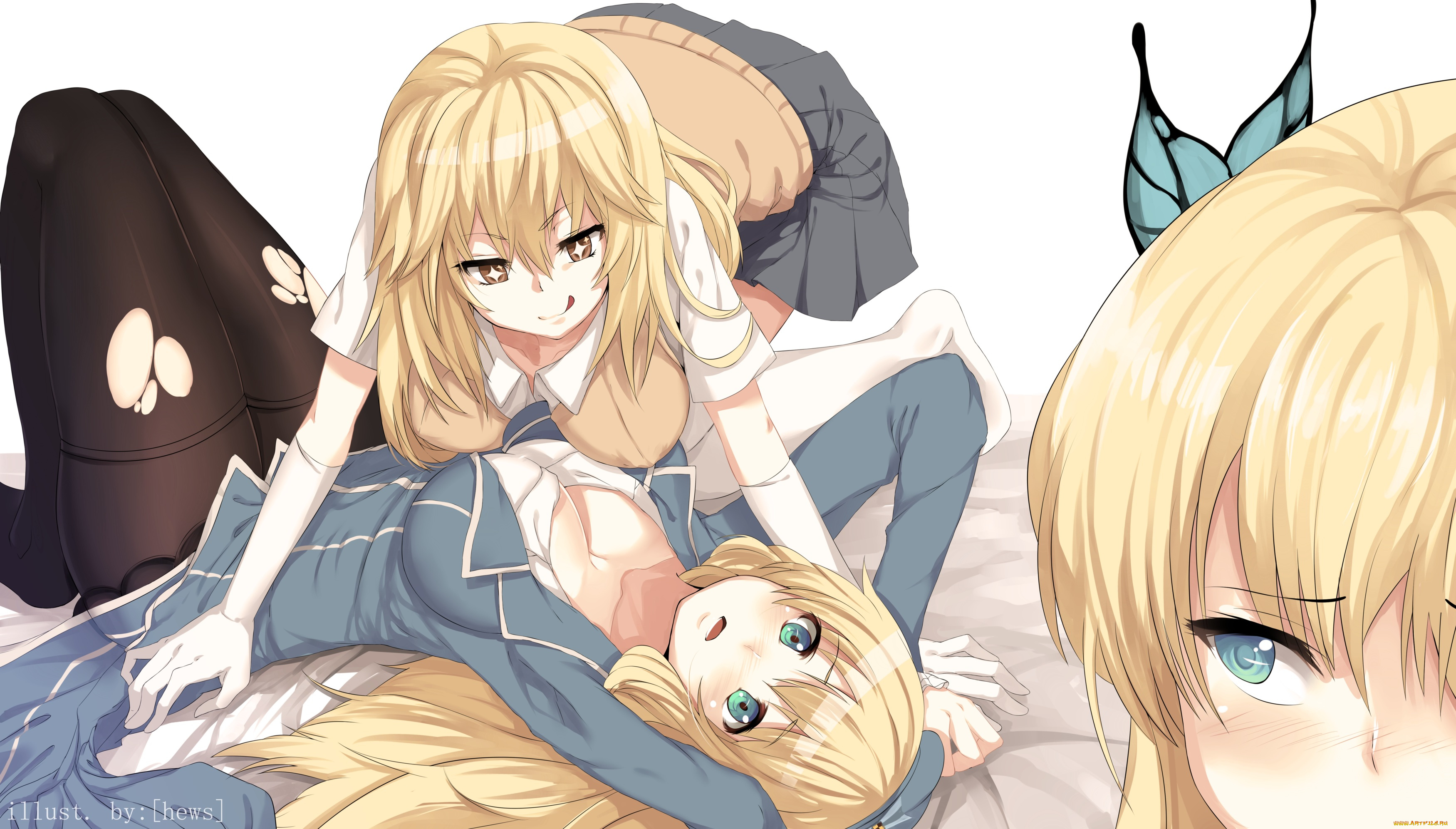 автор, , hewsack, аниме, unknown, , другое, kashiwazaki, sena, kancolle, atago, shokuhou, misaki, hewsack
