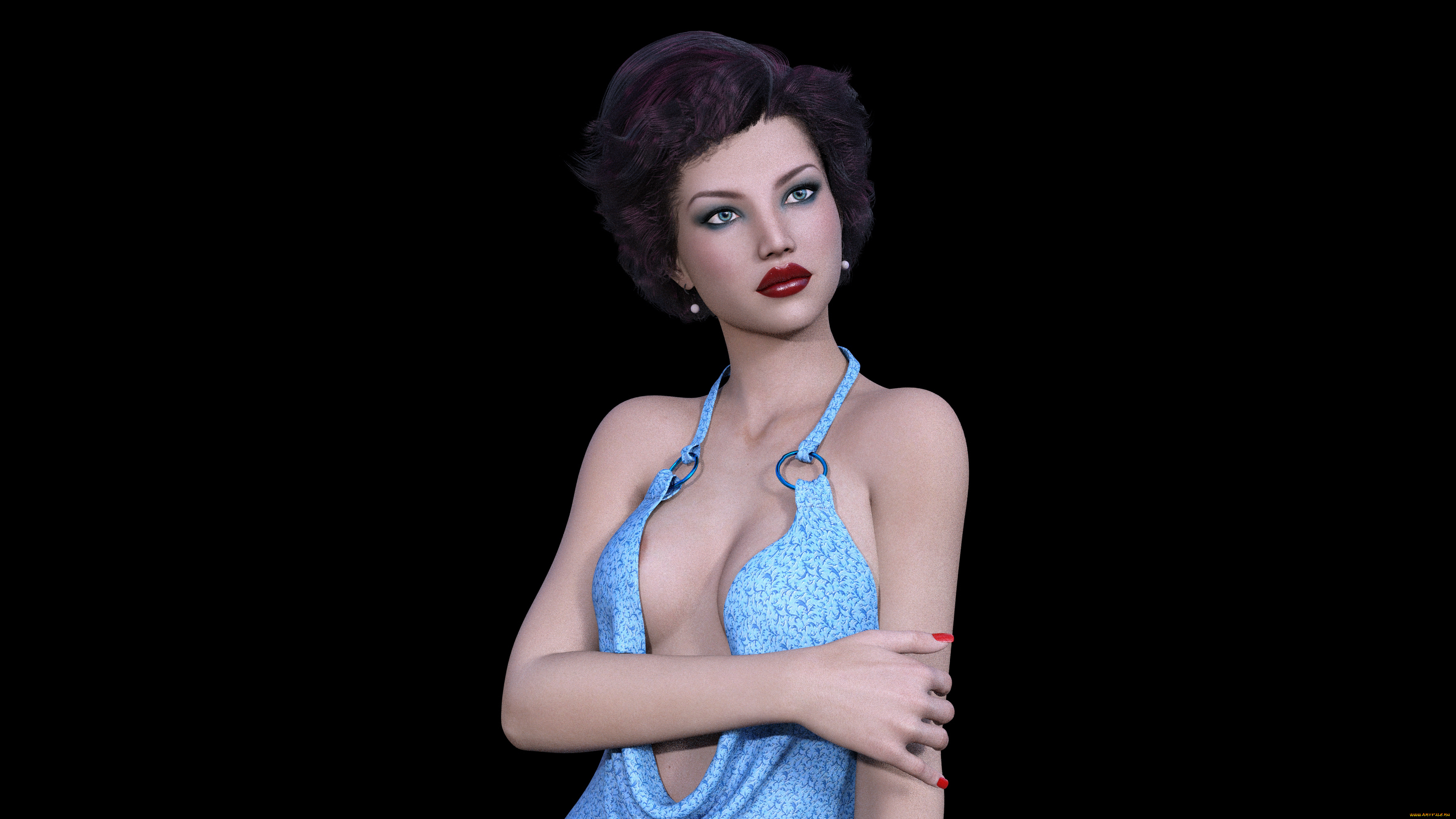 3д, графика, люди, , people, взгляд, девушка, фон