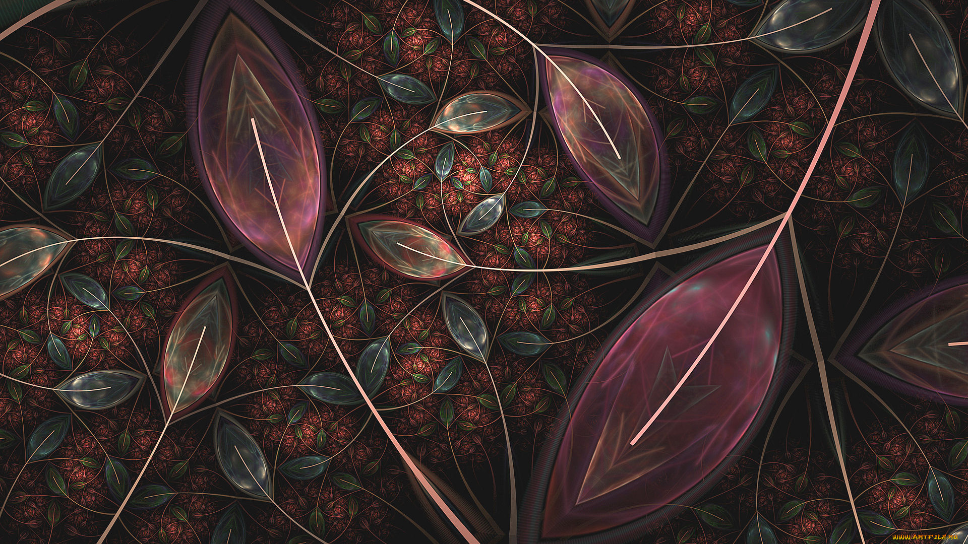 3д, графика, фракталы, , fractal, узор, фон, цвета