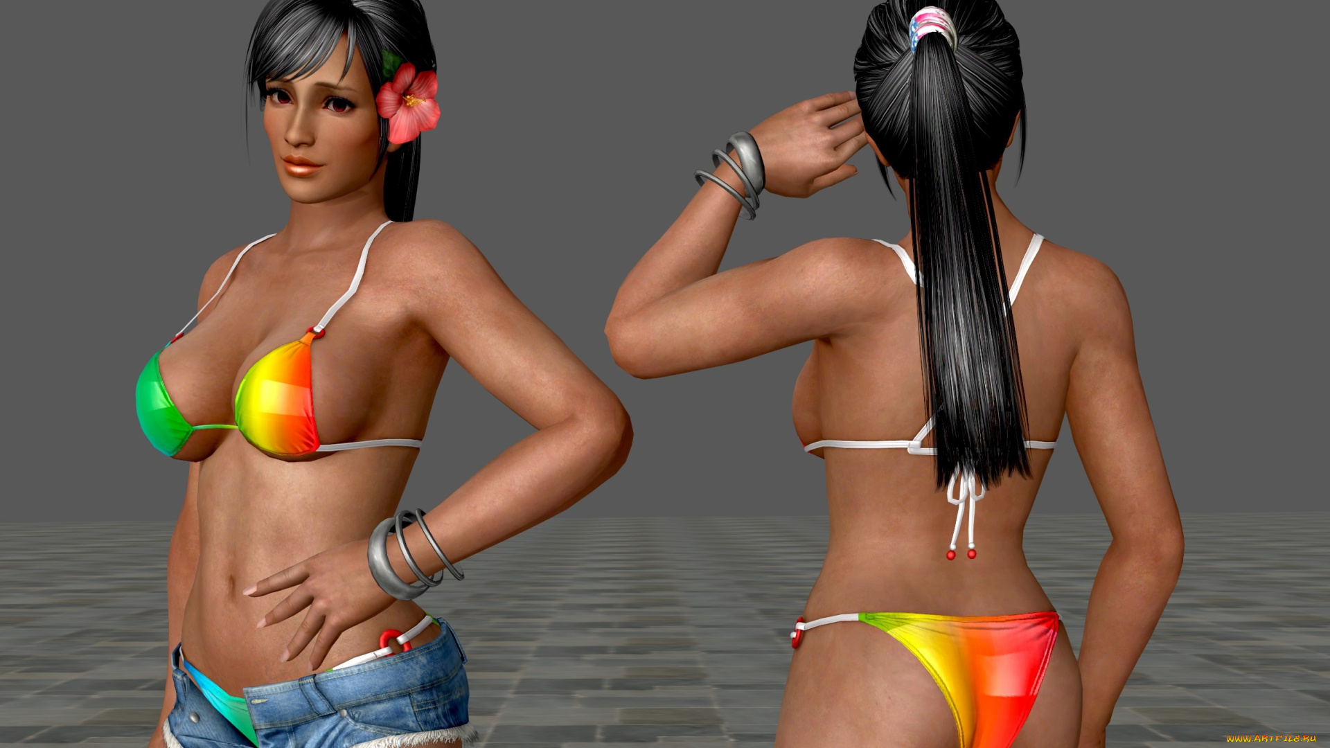 3д, графика, люди, , people, фон, взгляд, девушка