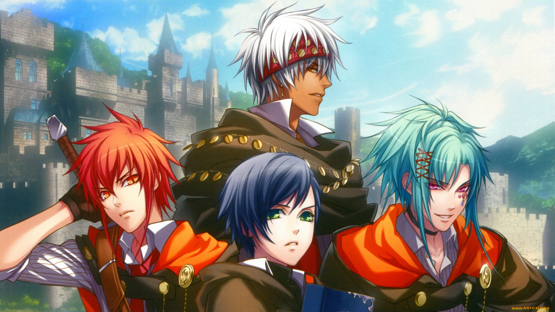 аниме, wand, of, fortune, парни