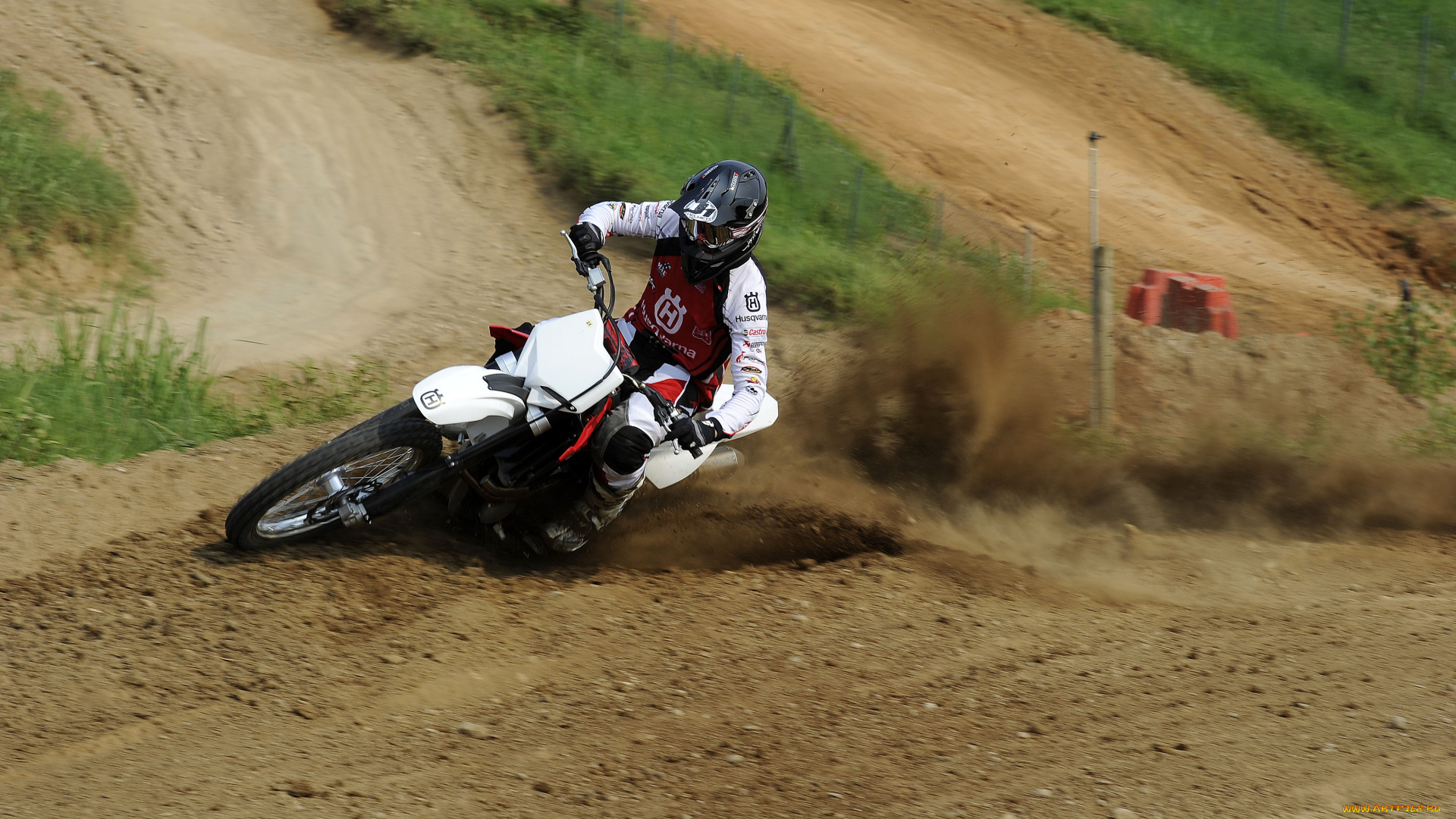 спорт, мотокросс, скорость, гонки