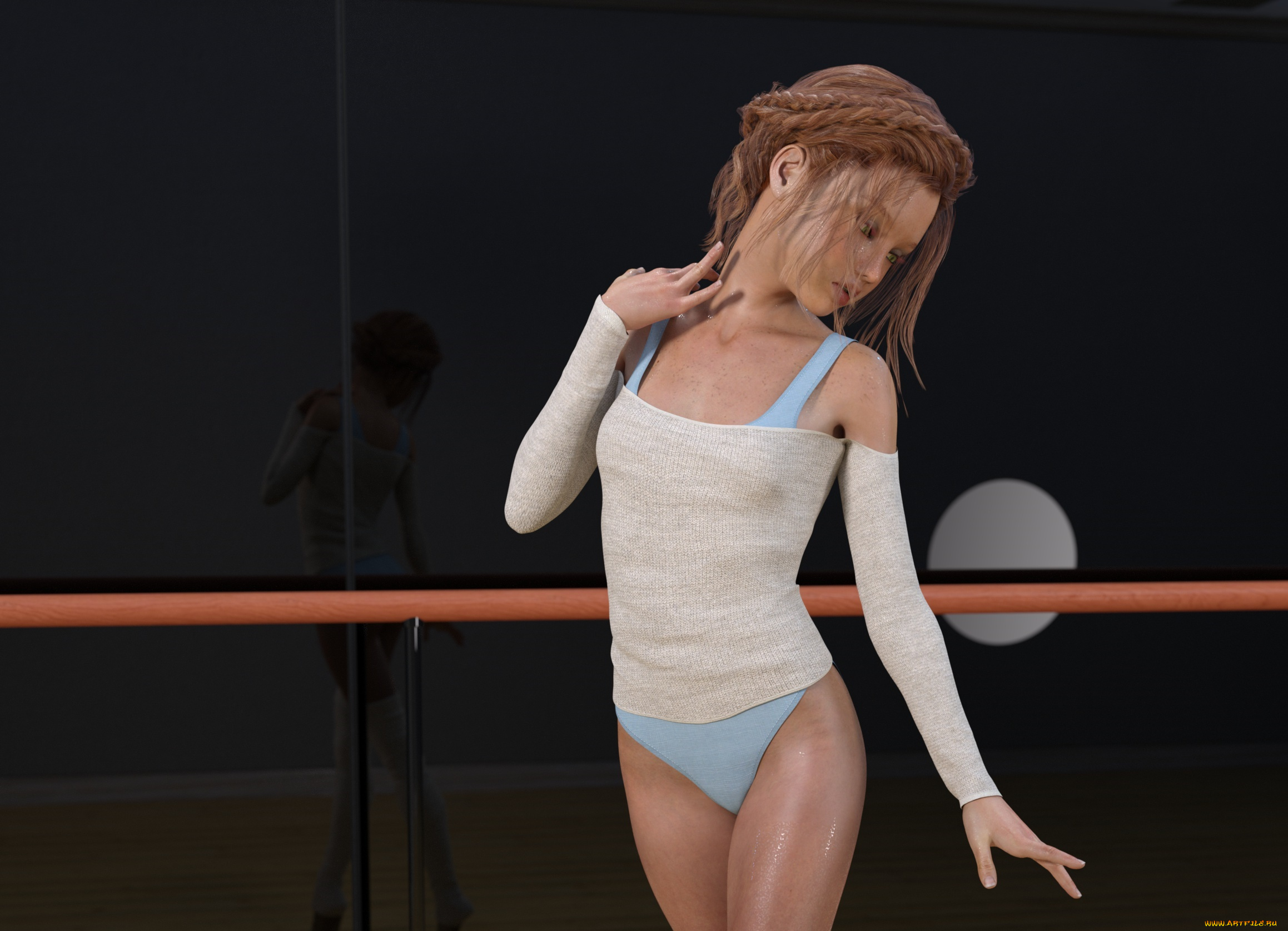 3д, графика, люди, , people, девушка, взгляд, фон