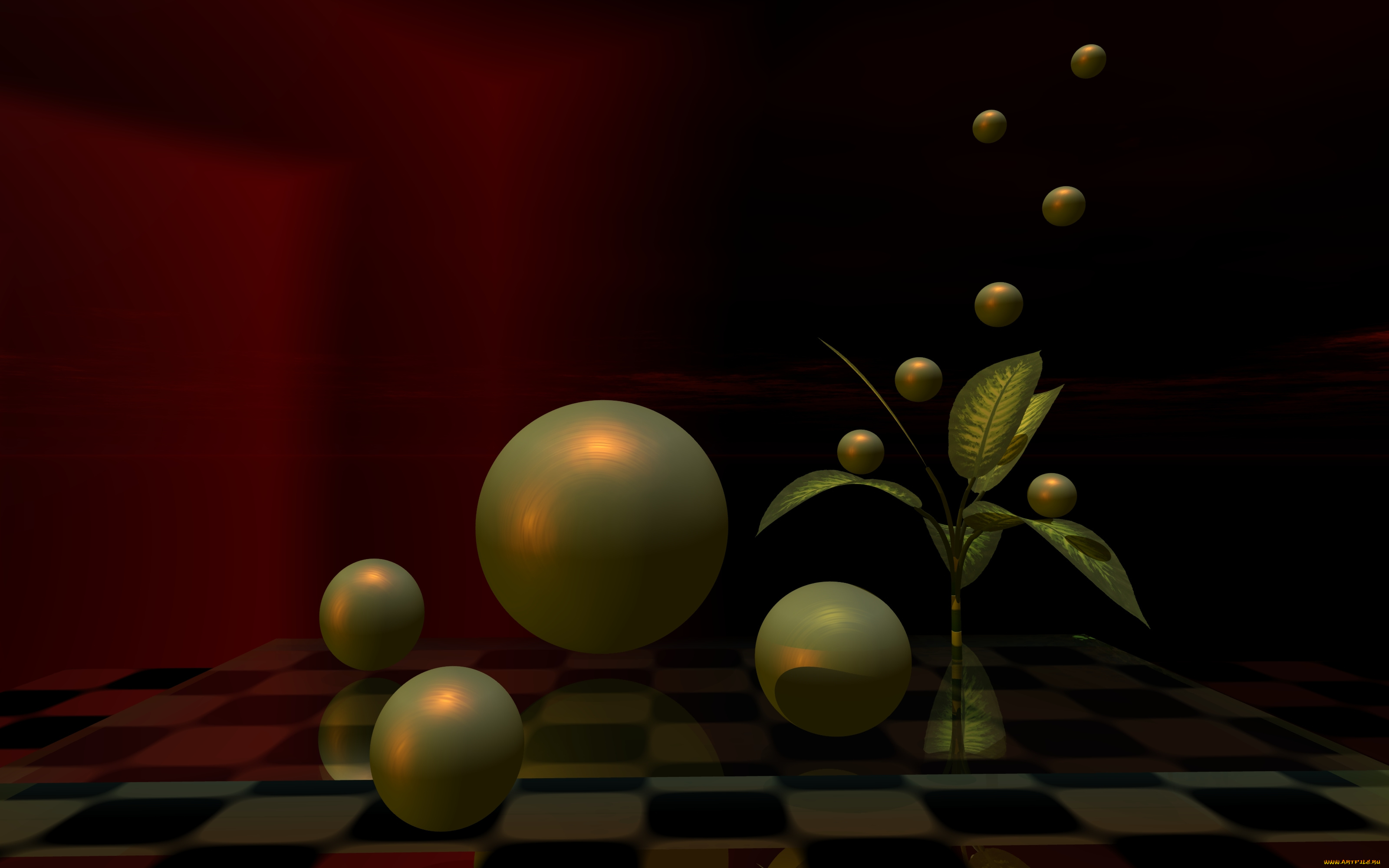 3д, графика, шары, , balls, шары, фон