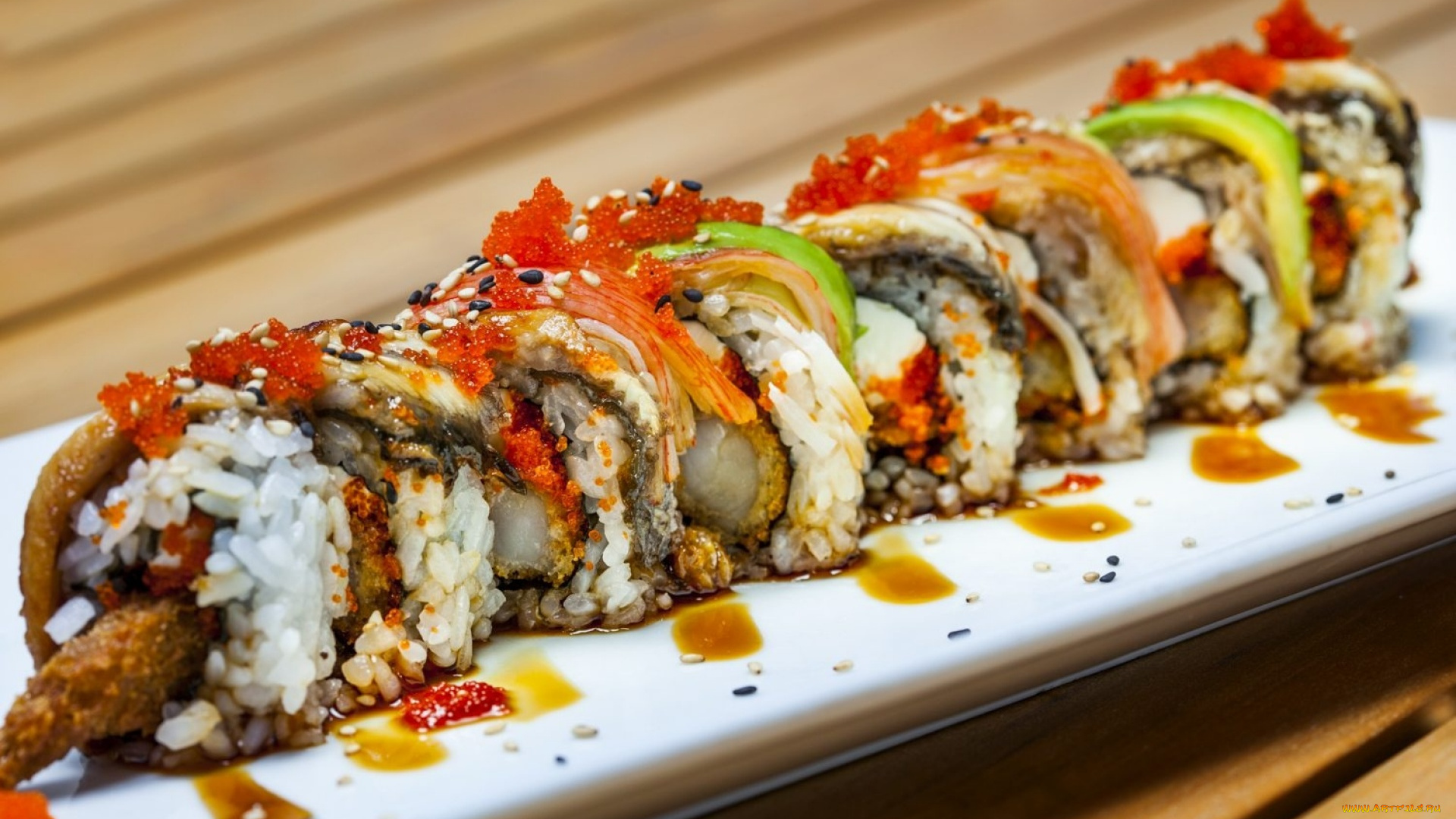 еда, рыба, , морепродукты, , суши, , роллы, икра, роллы, рис