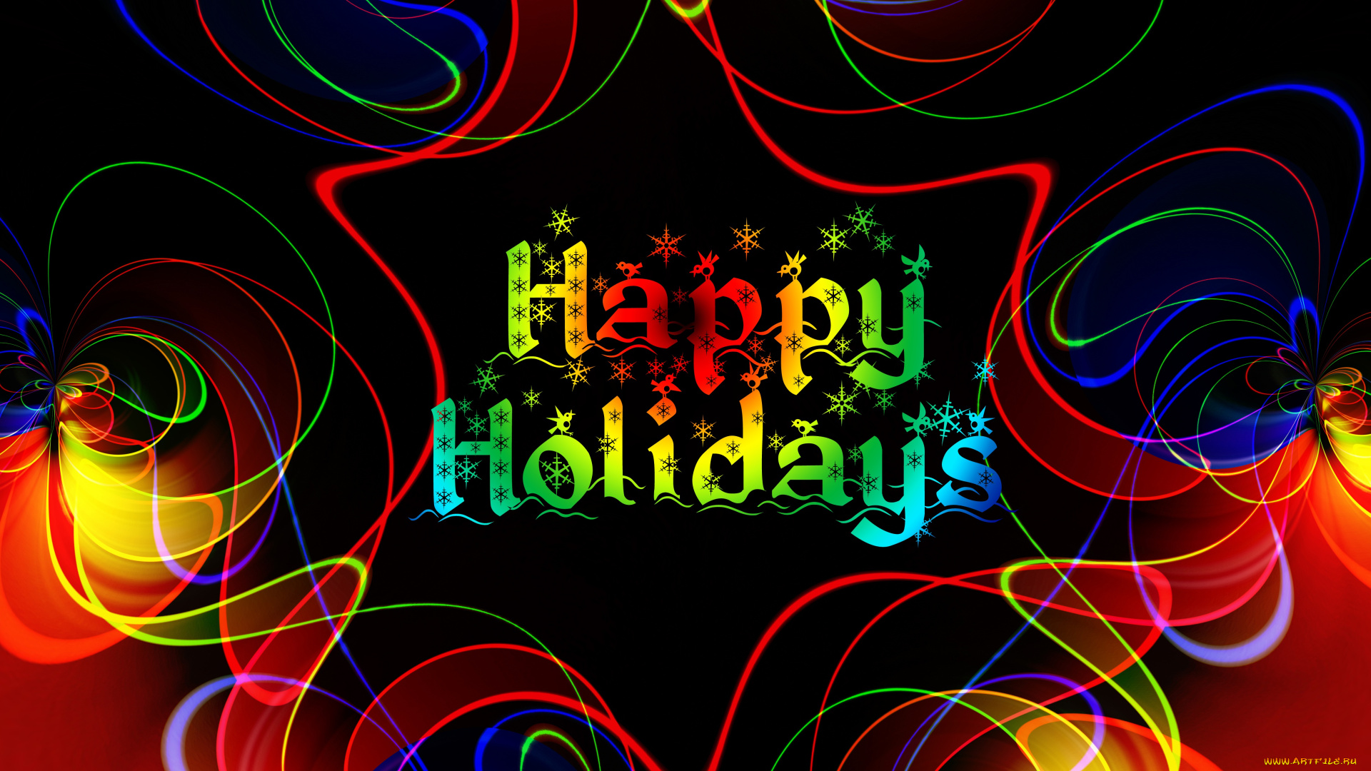 праздничные, векторная, графика, , новый, год, надпись, цвет, фон, узор