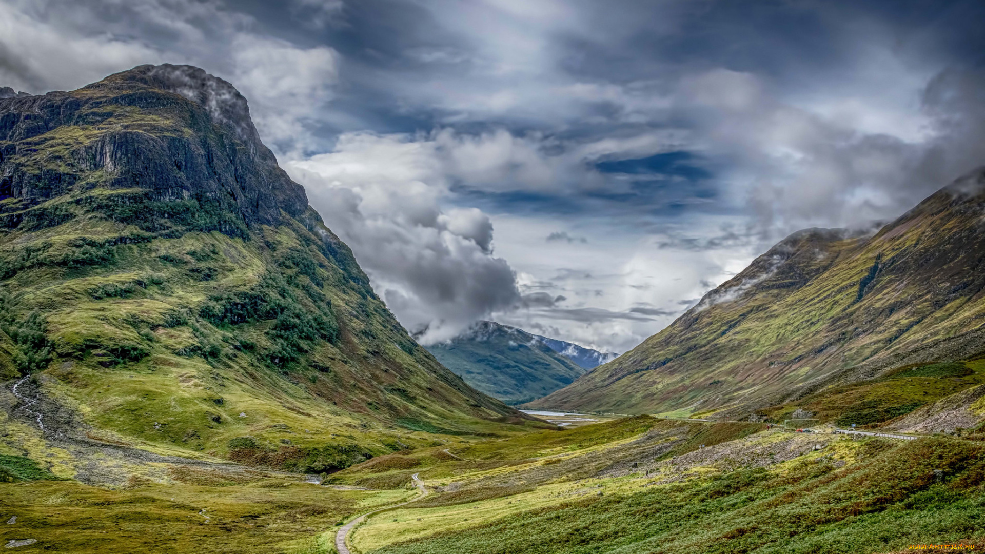 природа, горы, простор