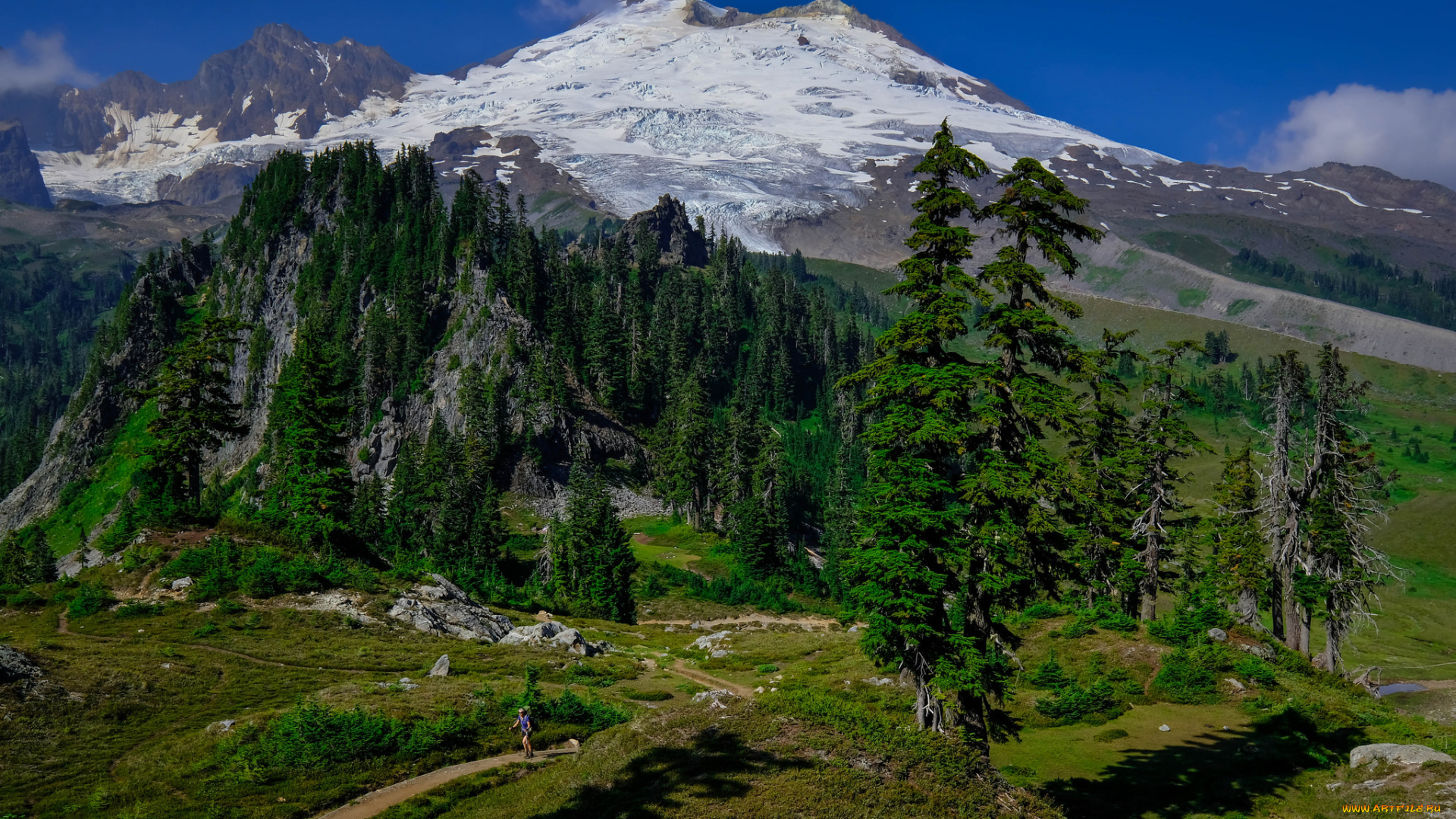 природа, горы, простор