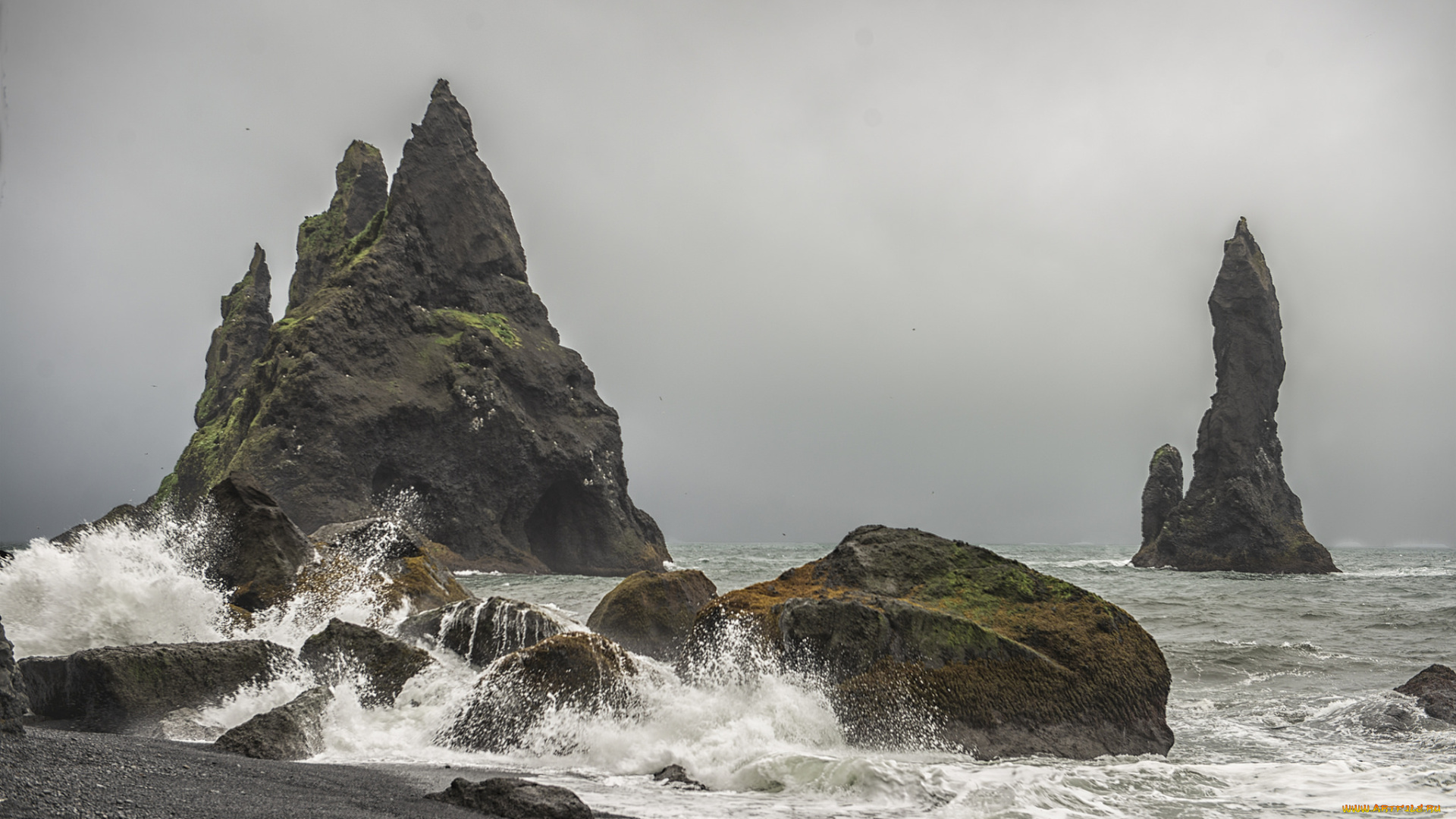 природа, побережье, простор