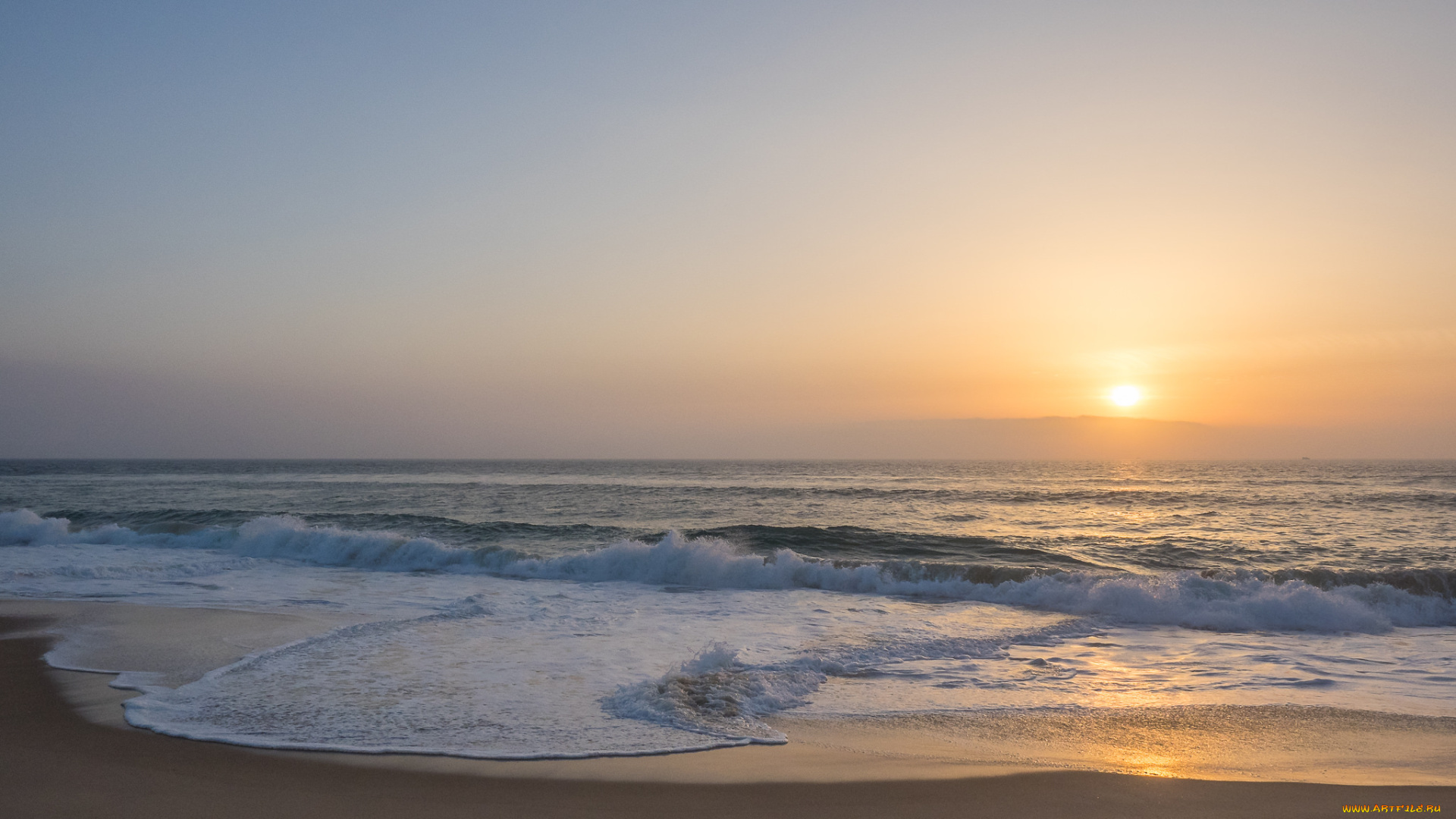 природа, побережье, простор