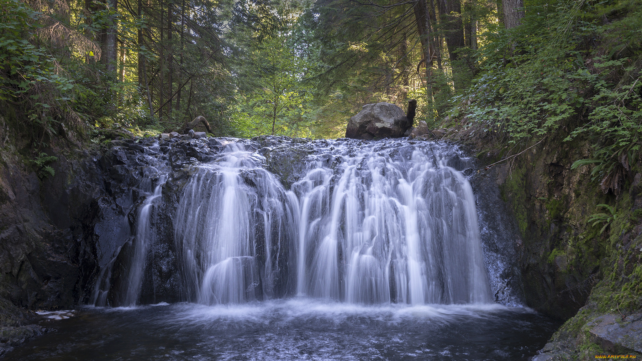 природа, водопады, простор