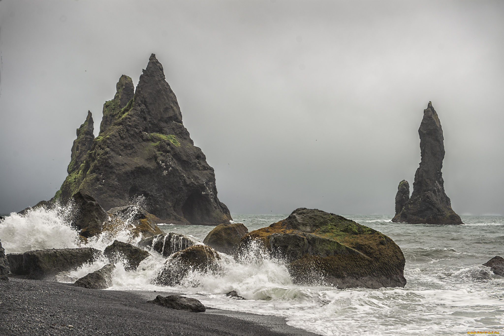 природа, побережье, простор