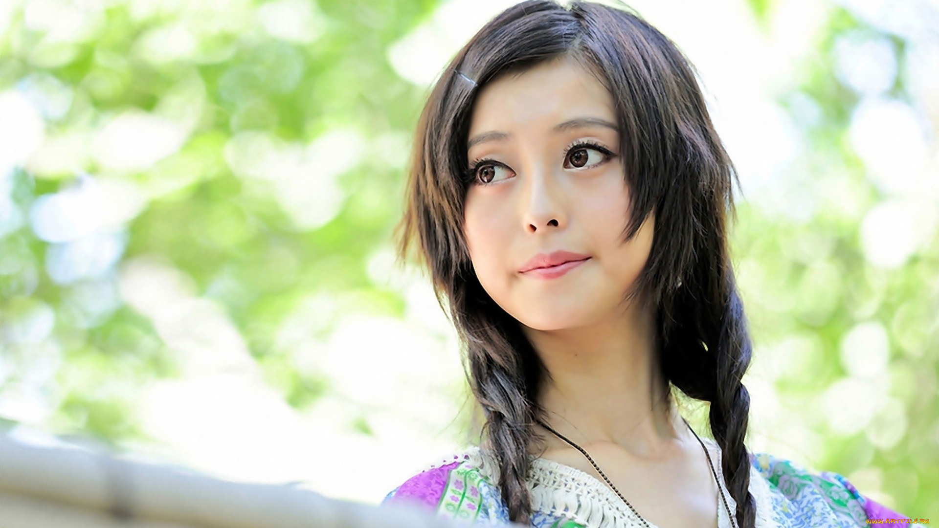 девушки, fan, bingbing, косички