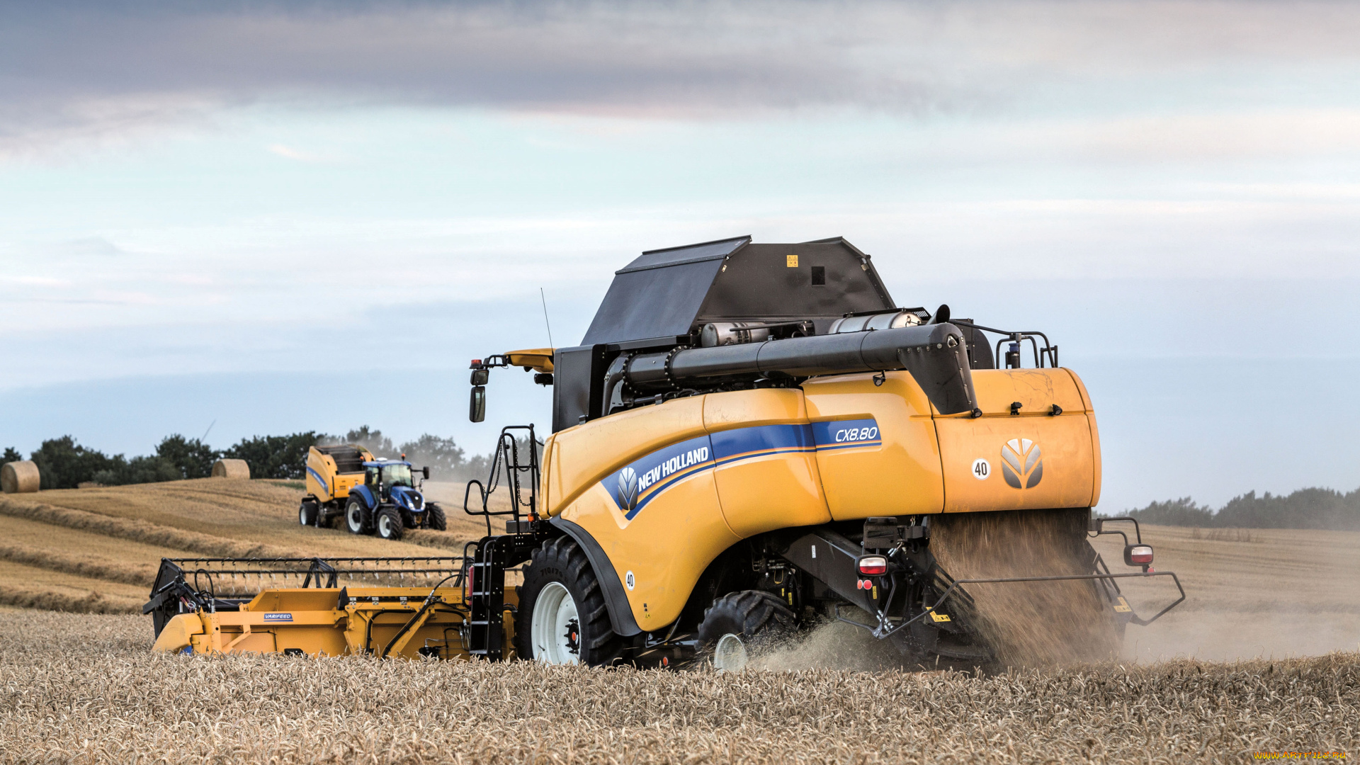 техника, комбайны, new, holland