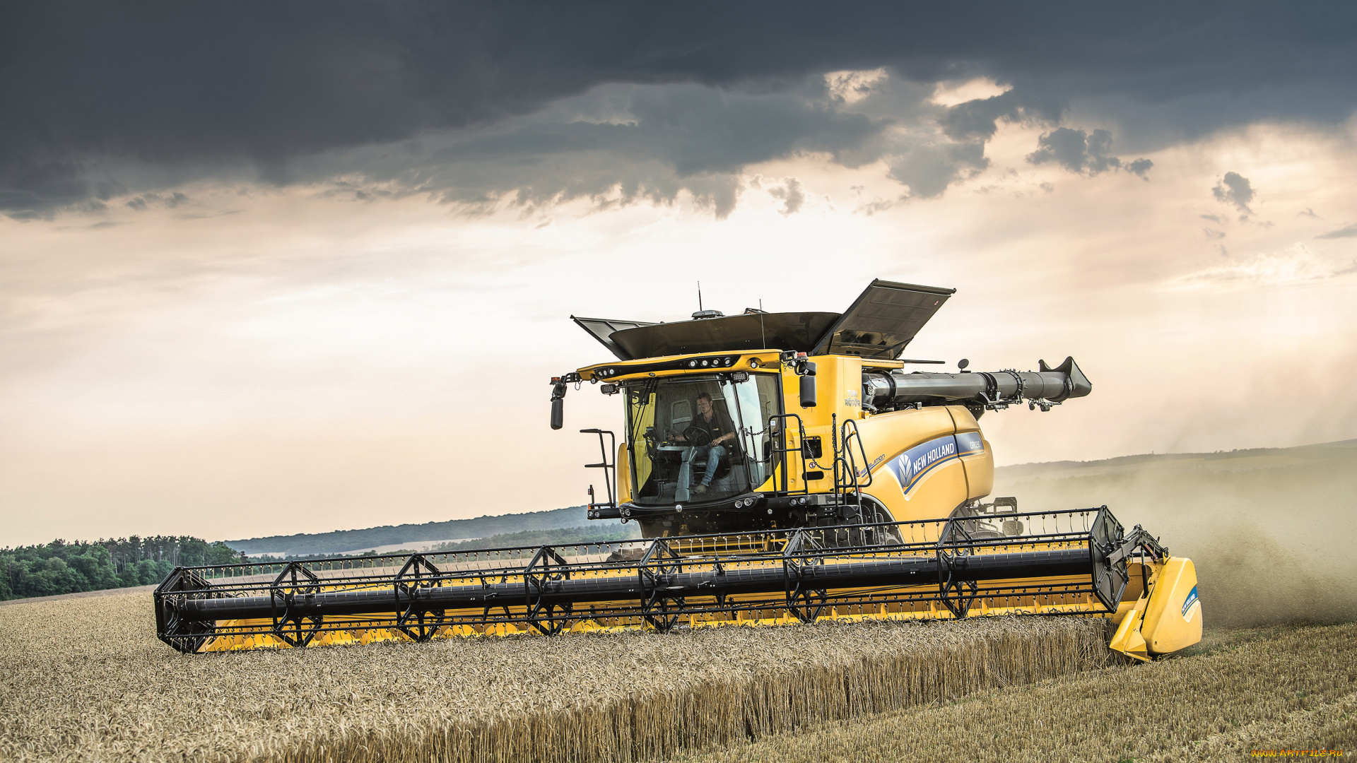 техника, комбайны, new, holland