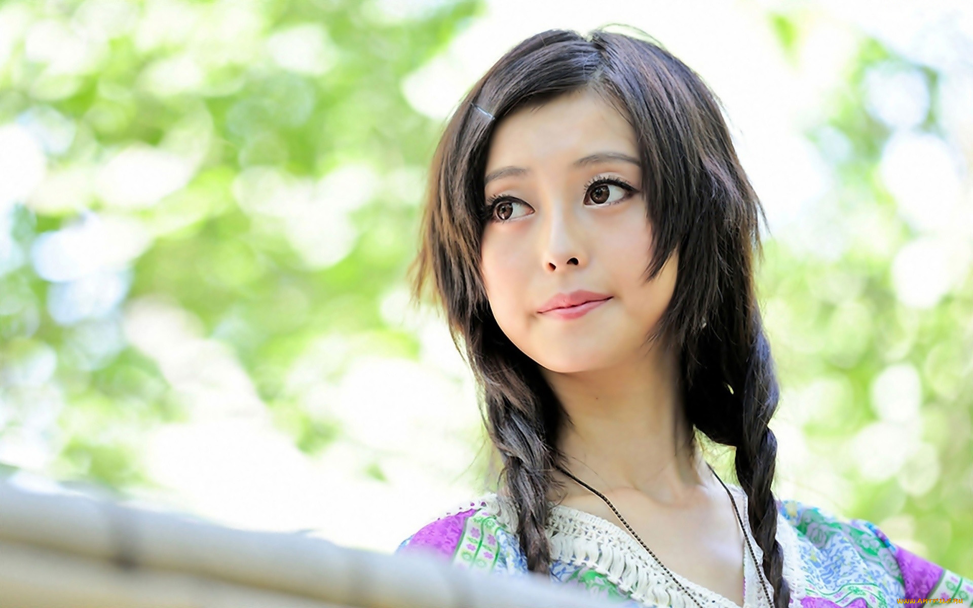 девушки, fan, bingbing, косички