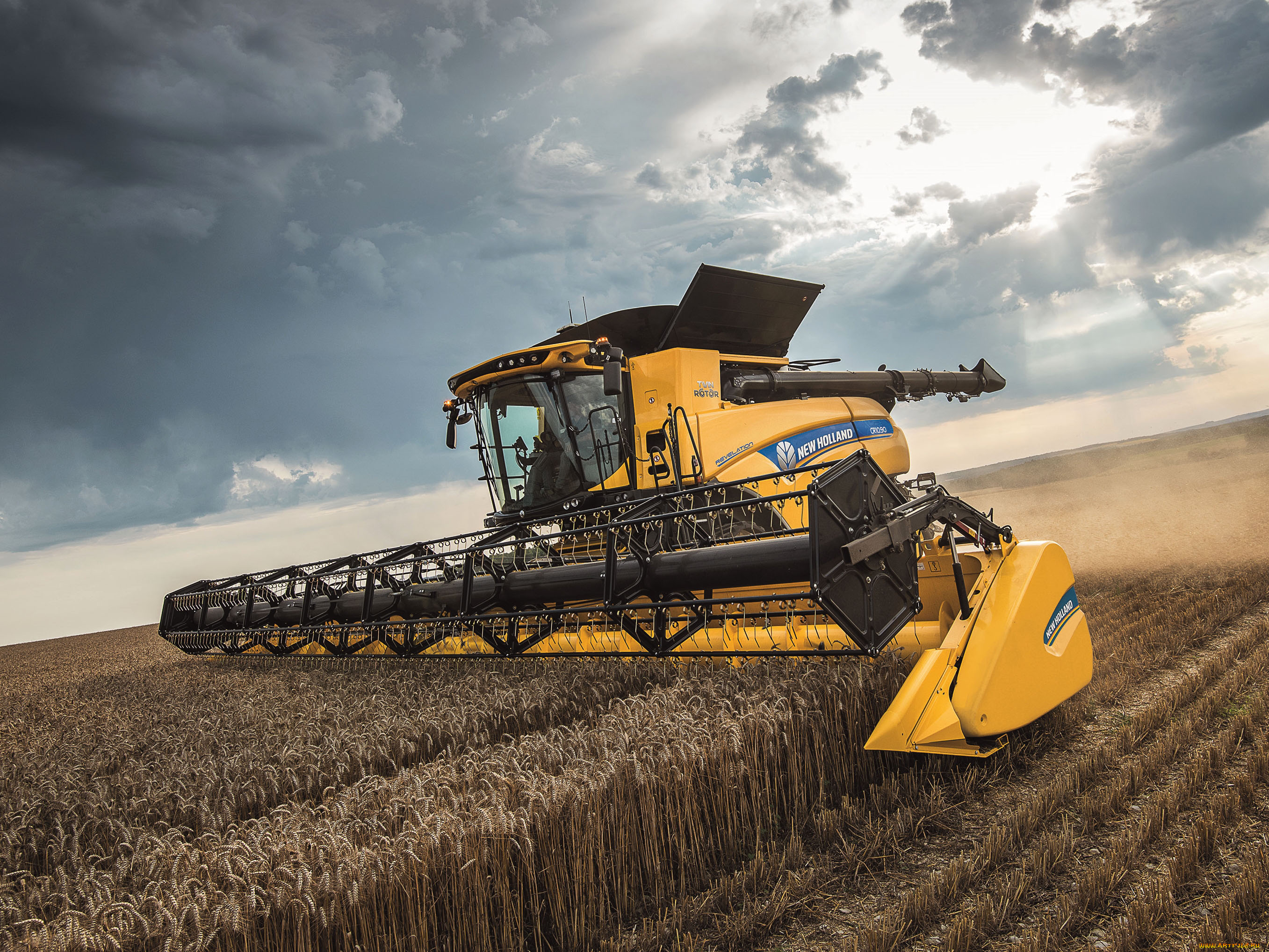 техника, комбайны, new, holland