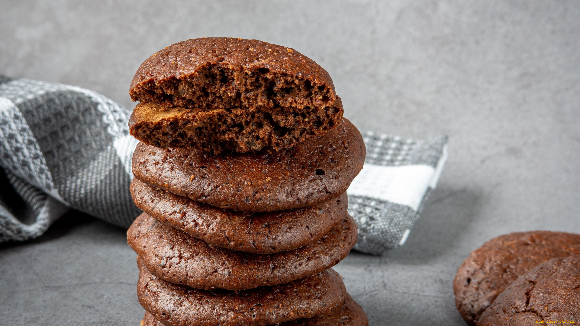 еда, пирожные, , кексы, , печенье, шоколадное, печенье