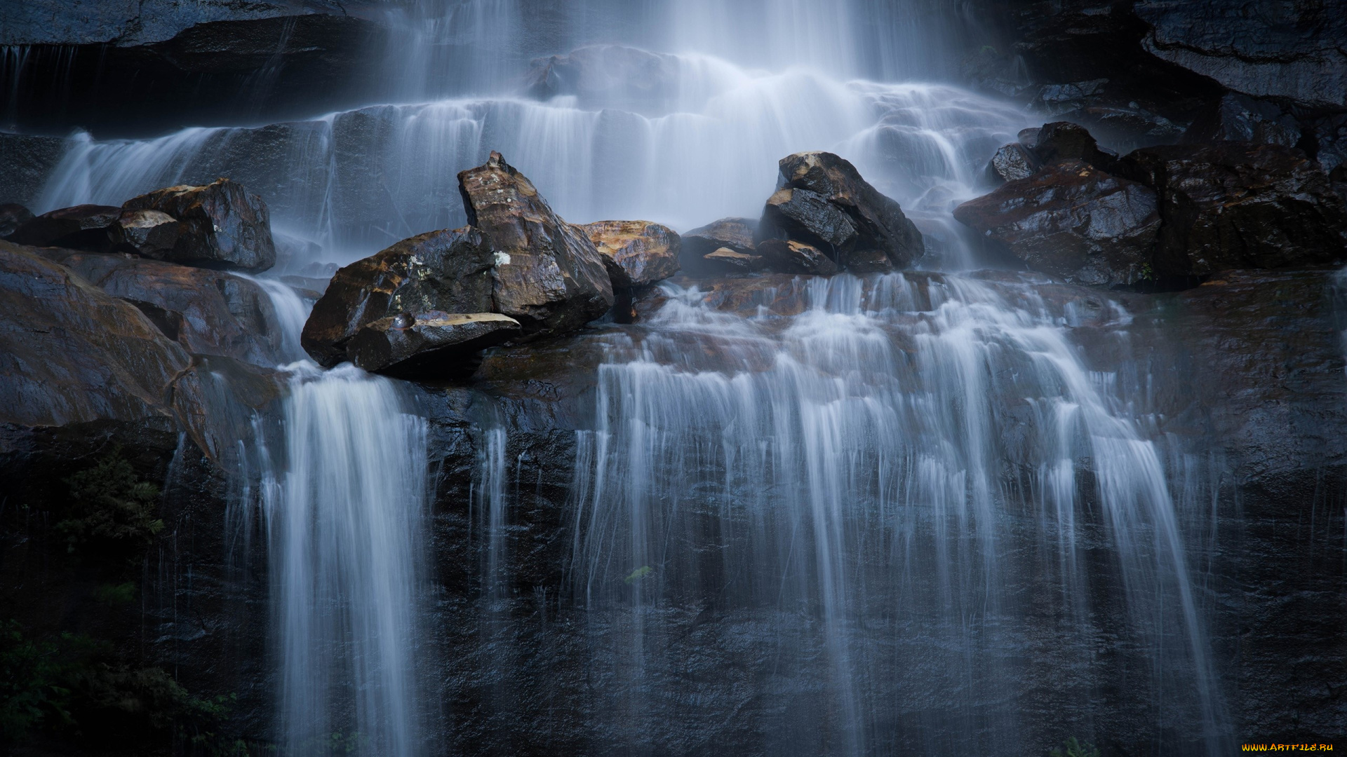 природа, водопады, пейзаж