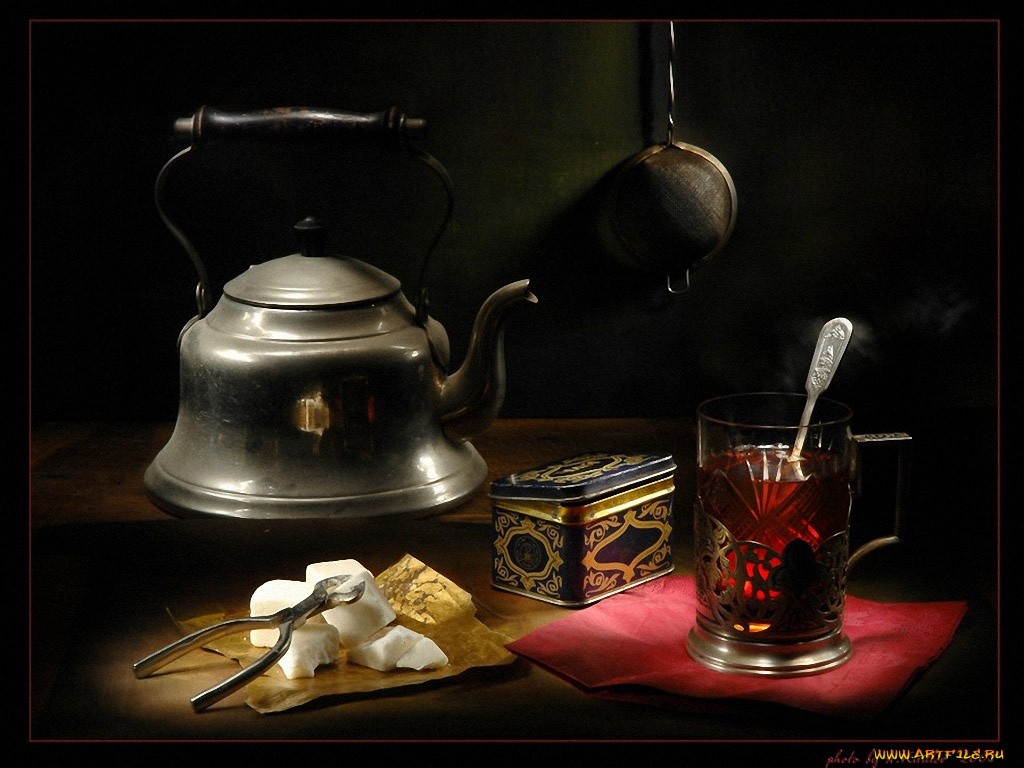 кириллов, анатолий, Чаепитие, еда, натюрморт