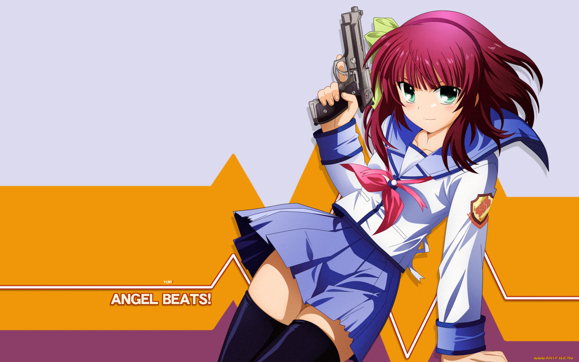 аниме, angel, beats