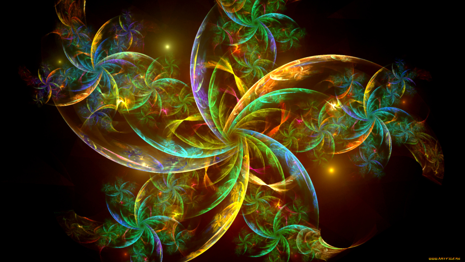 3д, графика, fractal, фракталы, узор, фон