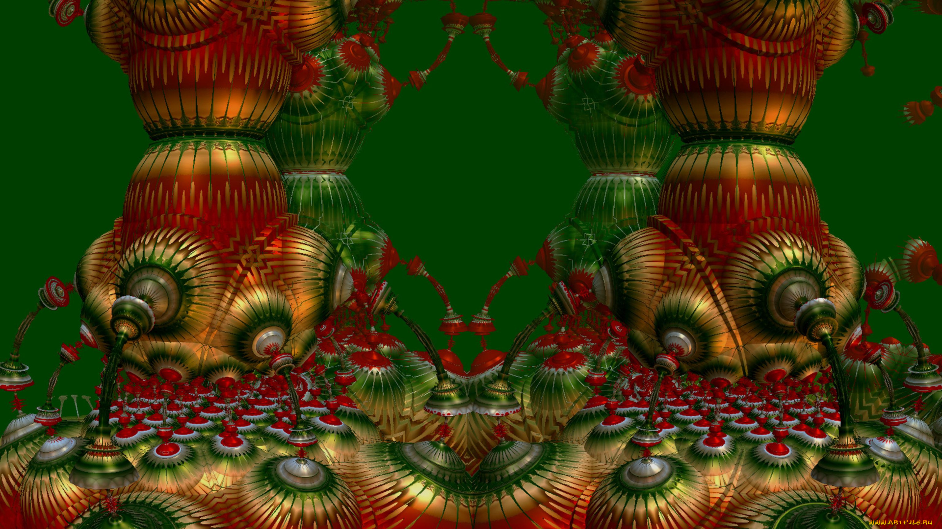 3д, графика, fractal, фракталы, узор, фон