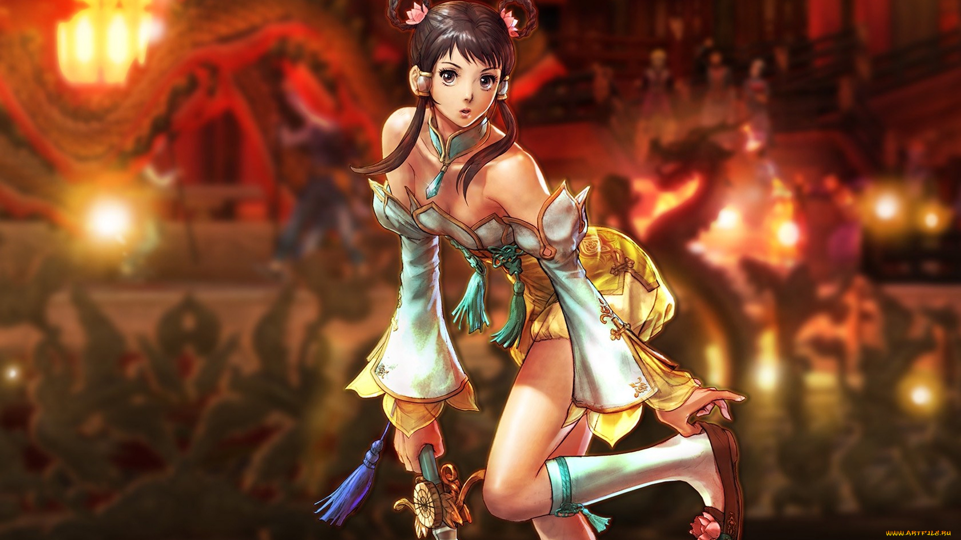 soulcalibur, видео, игры, девушка
