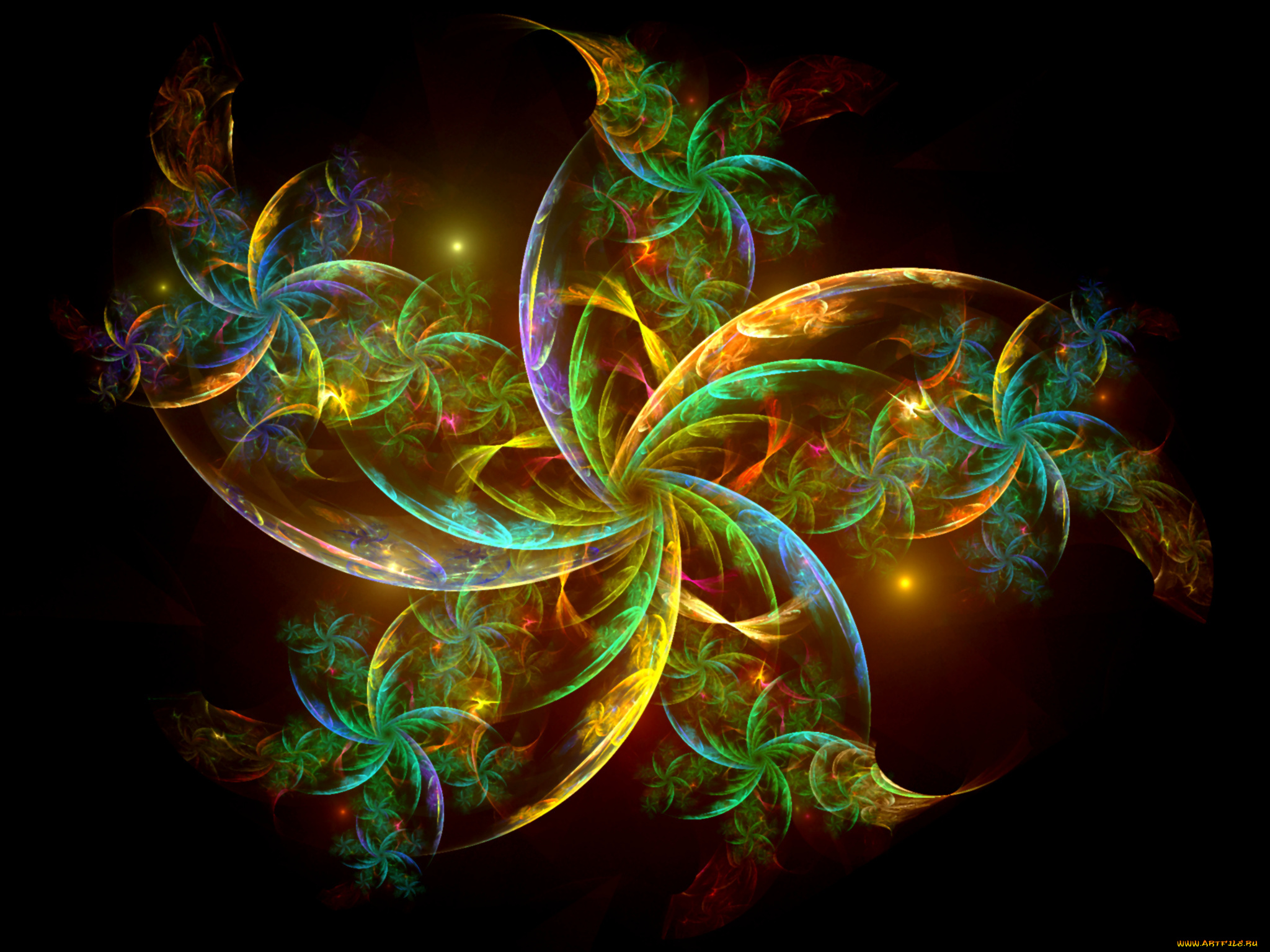 3д, графика, fractal, фракталы, узор, фон