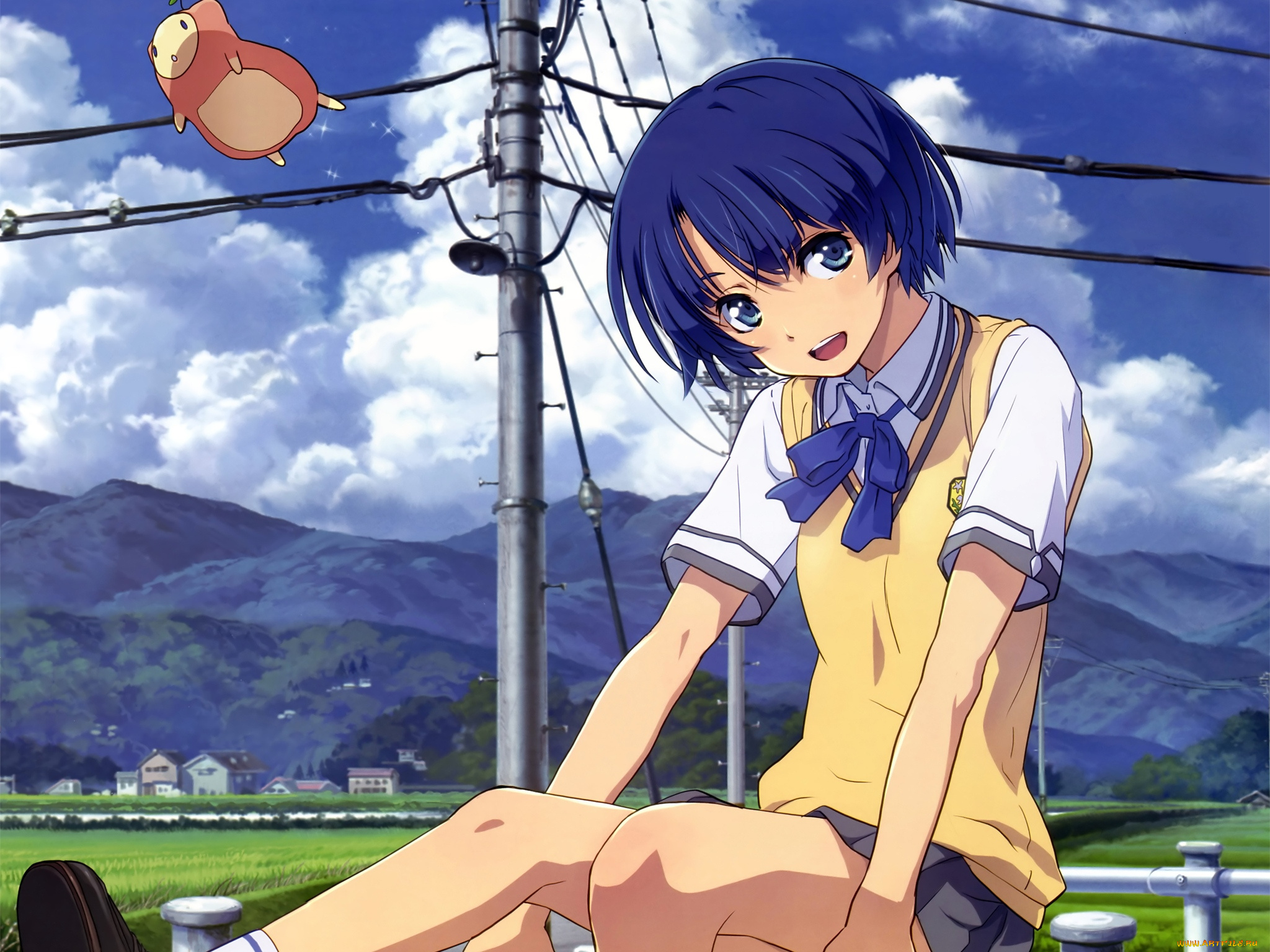 ano, natsu, de, matteru, аниме, kanna, tanigawa