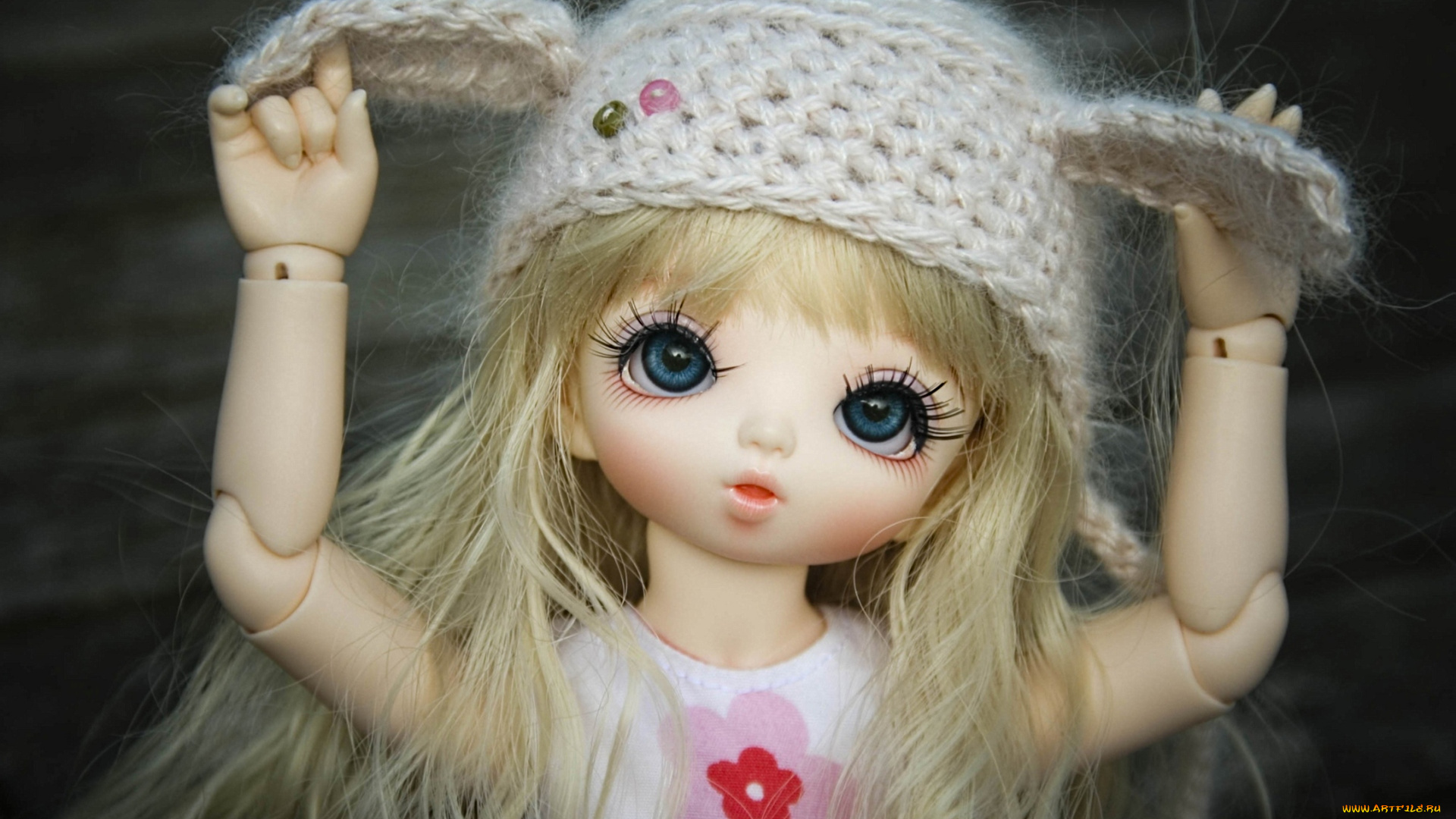 разное, игрушки, кукла, ушки, шапочка
