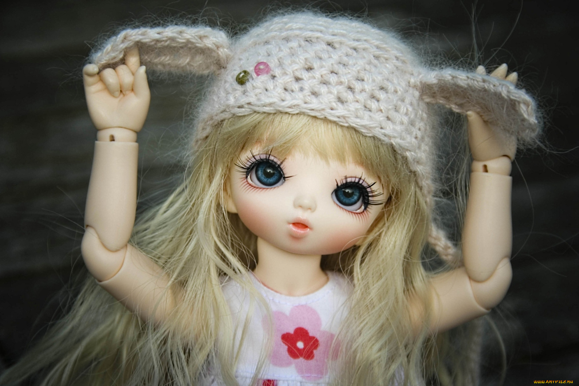 разное, игрушки, кукла, ушки, шапочка