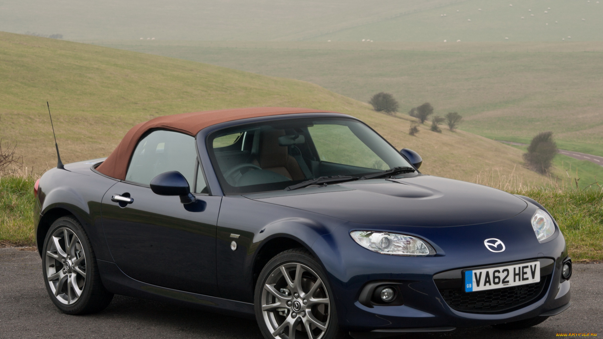 автомобили, mazda, синий, 2013, nc2, venture, roadster, mx-5