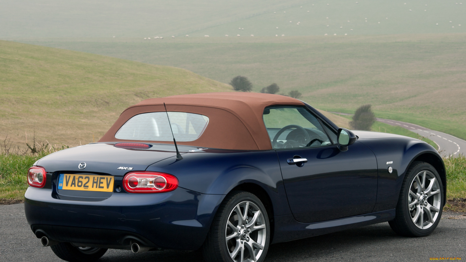 автомобили, mazda, venture, синий, roadster, mx-5, 2013, nc2