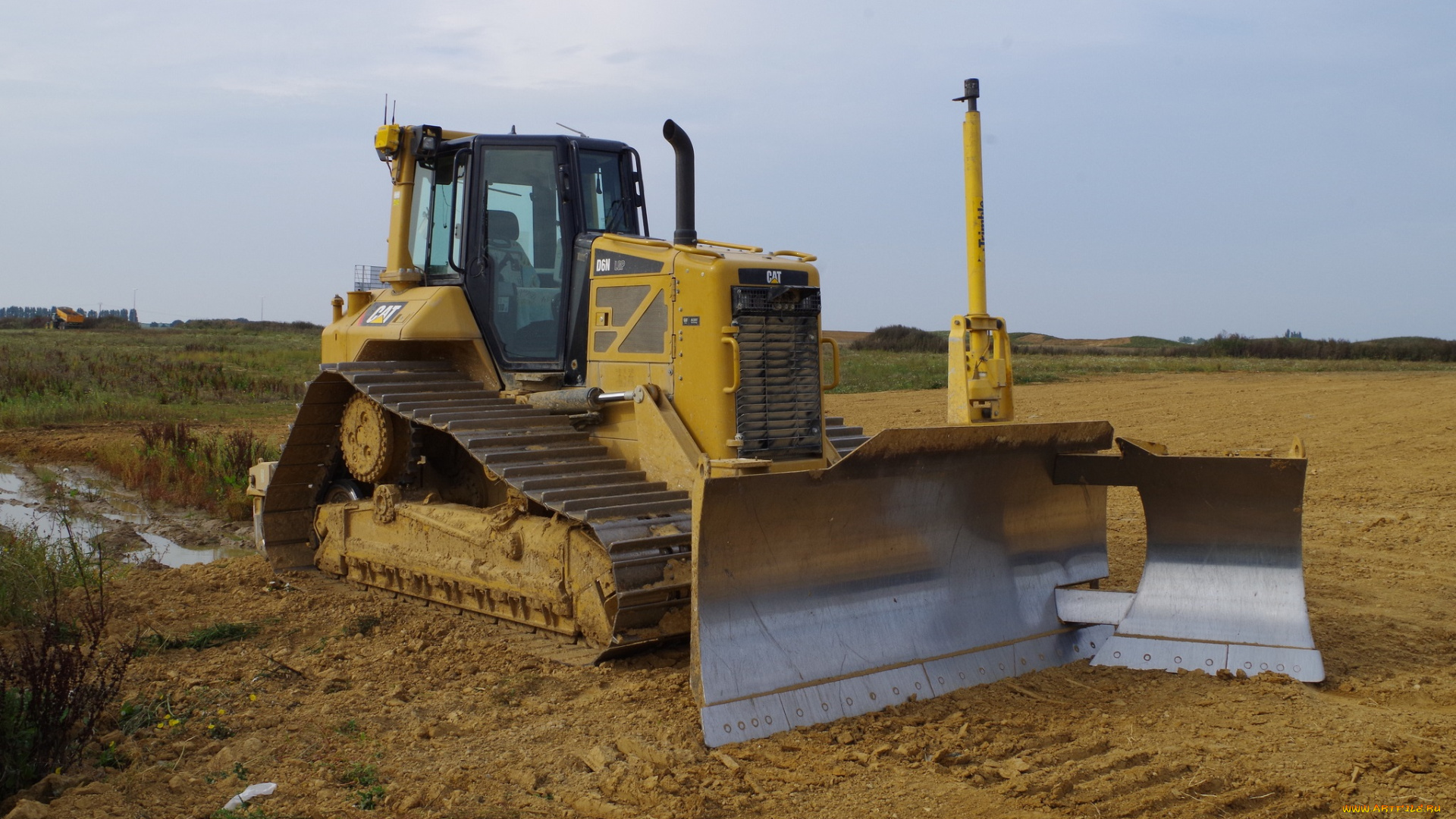 caterpillar, d6n, lgp, техника, бульдозеры, мощь, ковш, бульдозер