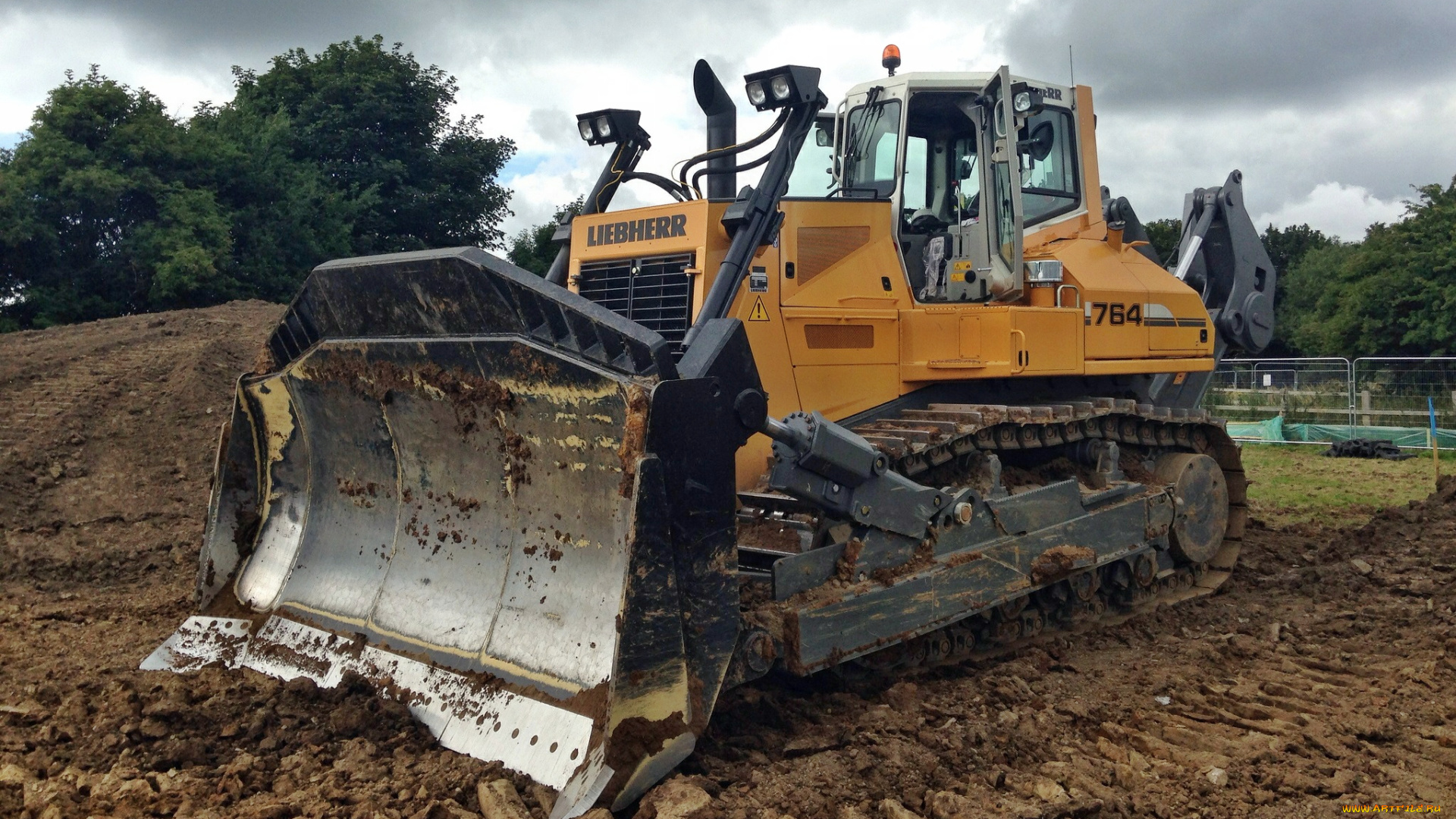 new, pr764, техника, бульдозеры, бульдозер, ковш, мощь