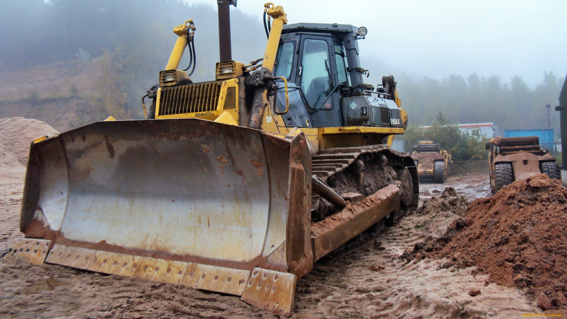 техника, бульдозеры, ковш, мощь, бульдозер
