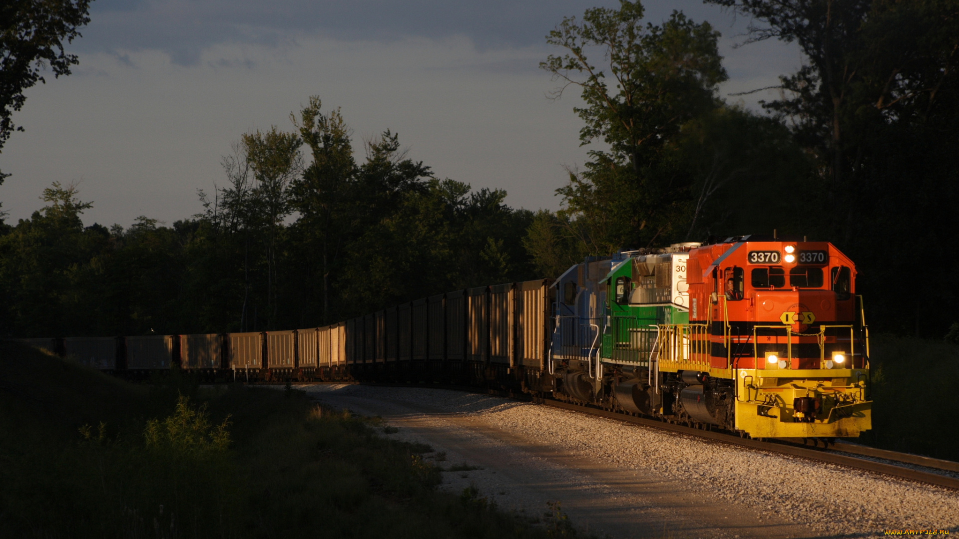 техника, поезда, дорога, железная, локомотив, рельсы