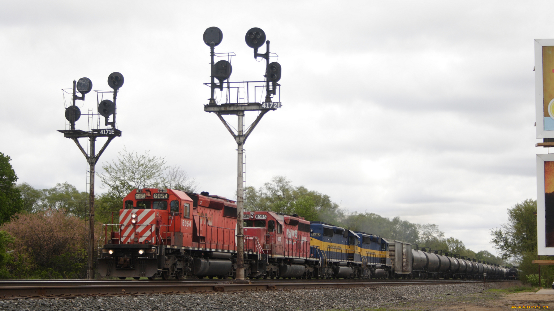 техника, поезда, дорога, железная, локомотив, рельсы