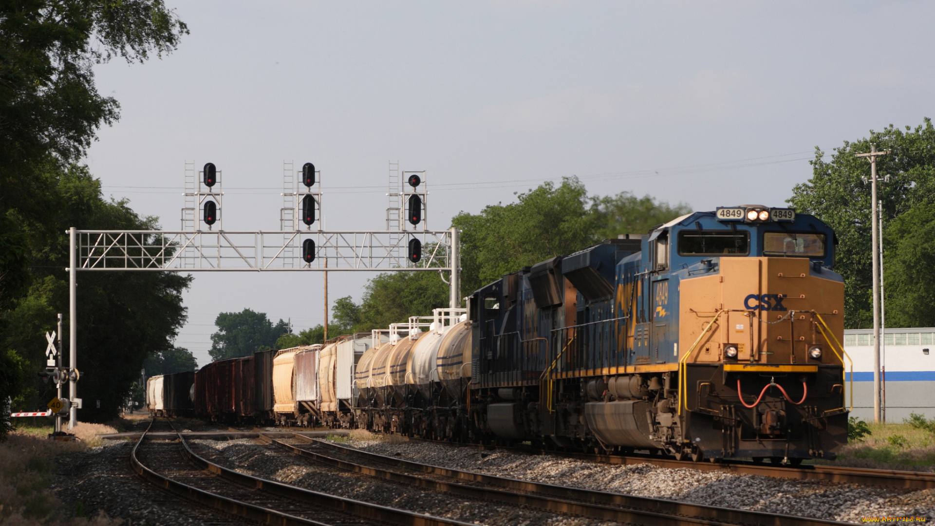 техника, поезда, локомотив, рельсы, дорога, железная