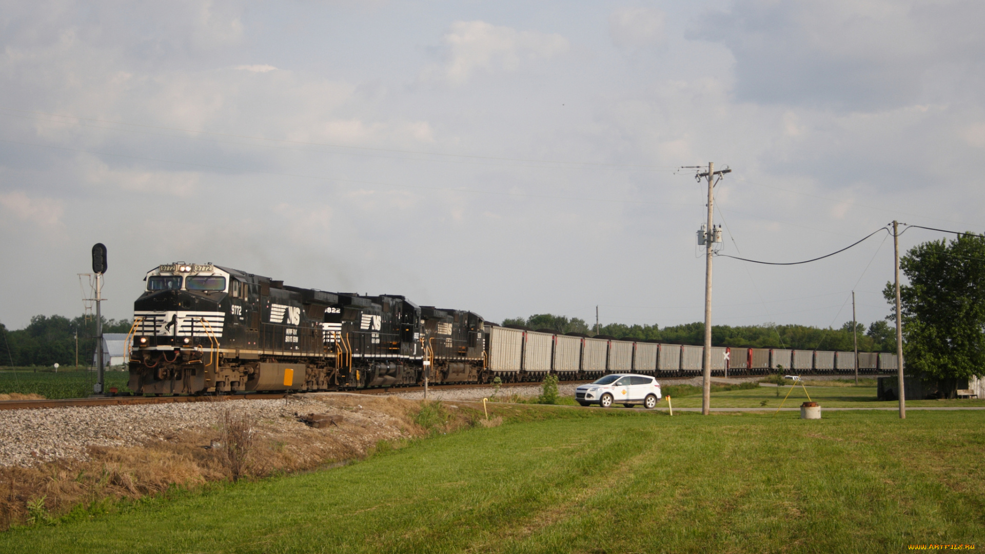 техника, поезда, локомотив, рельсы, дорога, железная