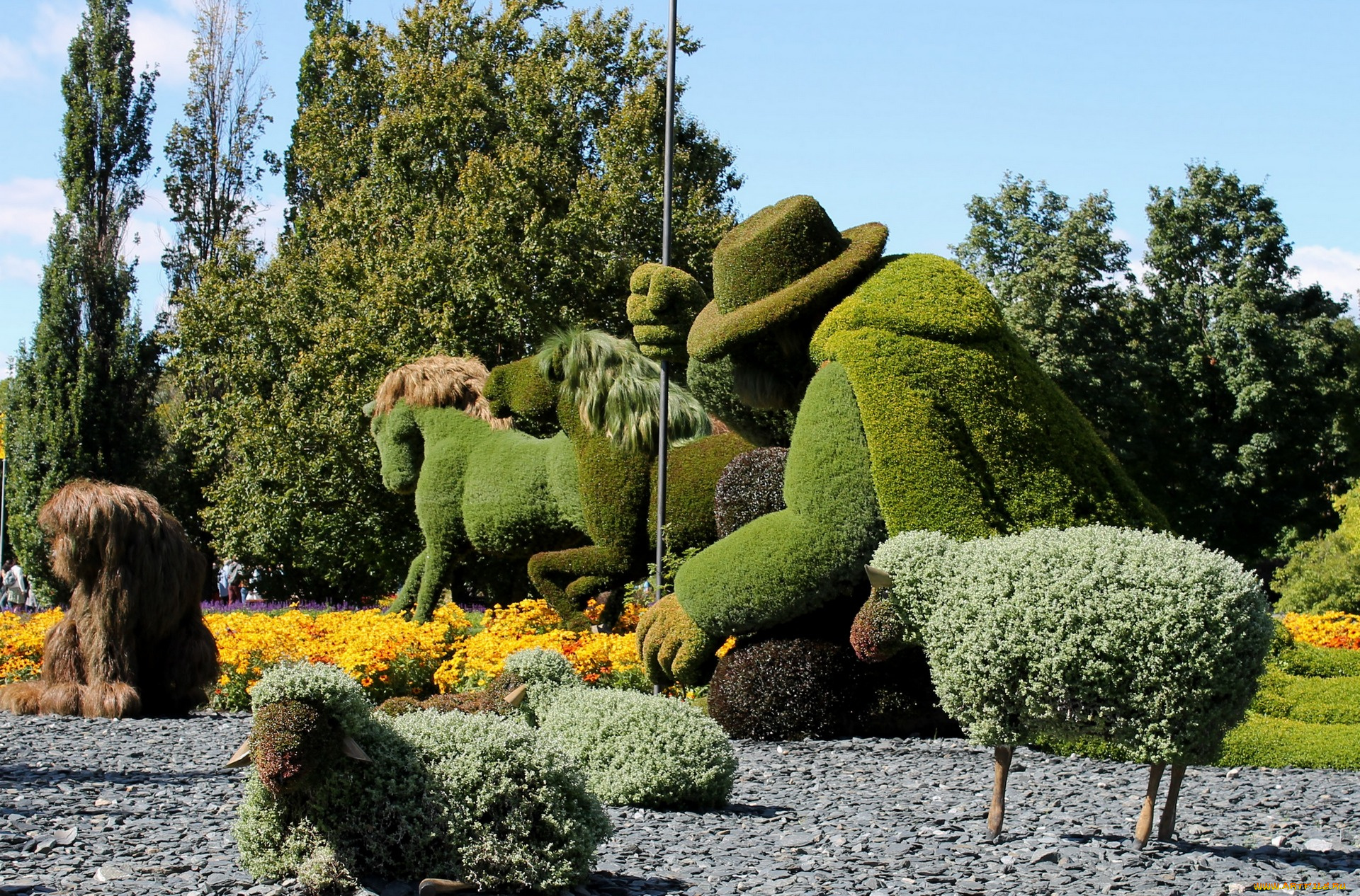 природа, парк, выставка, ботанический, сад, калифорния, квебек, монреаль