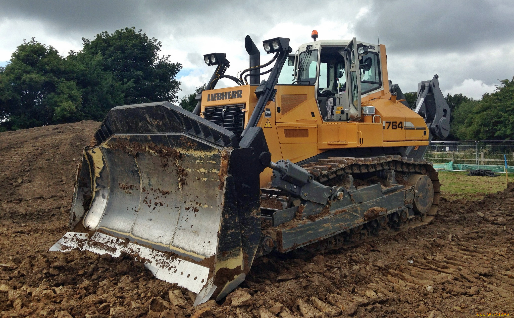 new, pr764, техника, бульдозеры, бульдозер, ковш, мощь