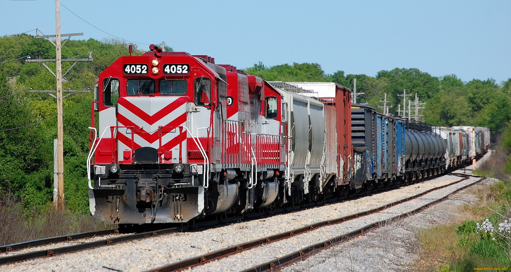 техника, поезда, локомотив, рельсы, дорога, железная, состав